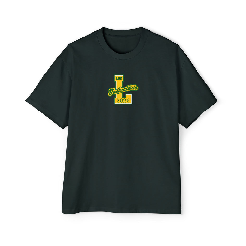 LB Poly Premium Personalizable "Graduation Year" Varsity Heavy Oversized T-Shirt