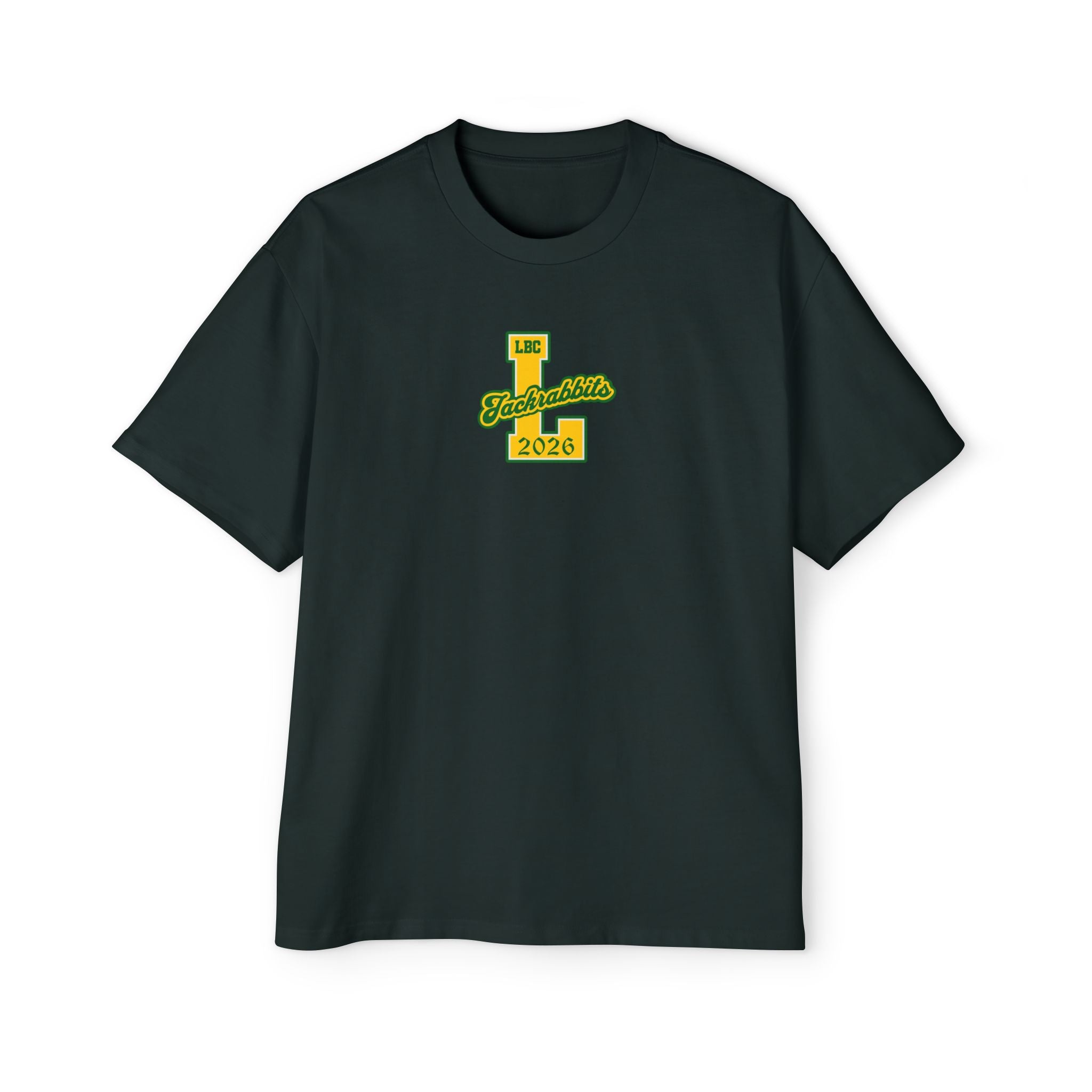 LB Poly Premium Personalizable "Graduation Year" Varsity Heavy Oversized T-Shirt