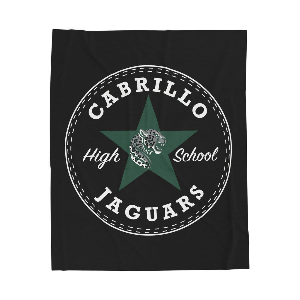 Long Beach Cabrillo Star Velveteen Plush Blanket
