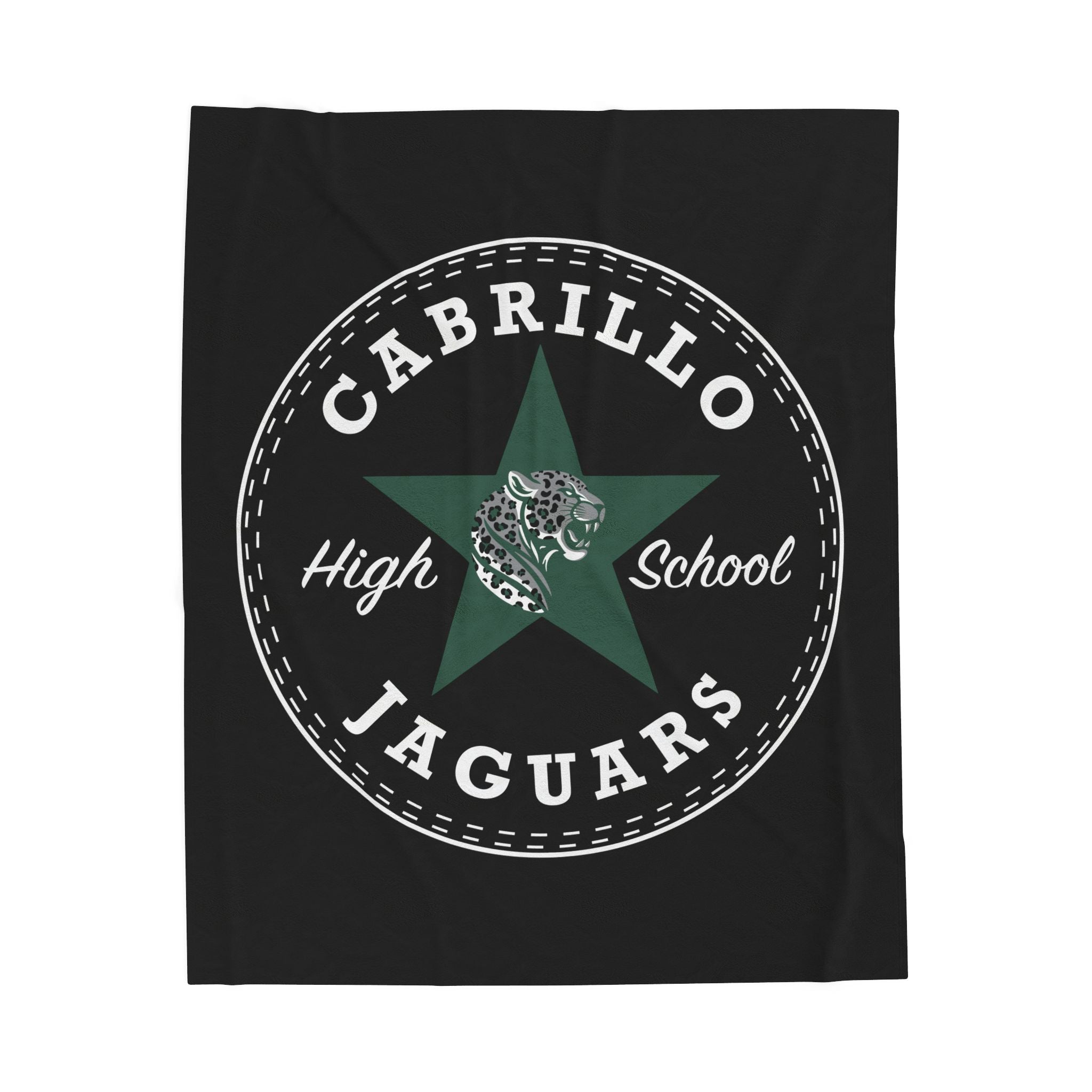 Long Beach Cabrillo Star Velveteen Plush Blanket