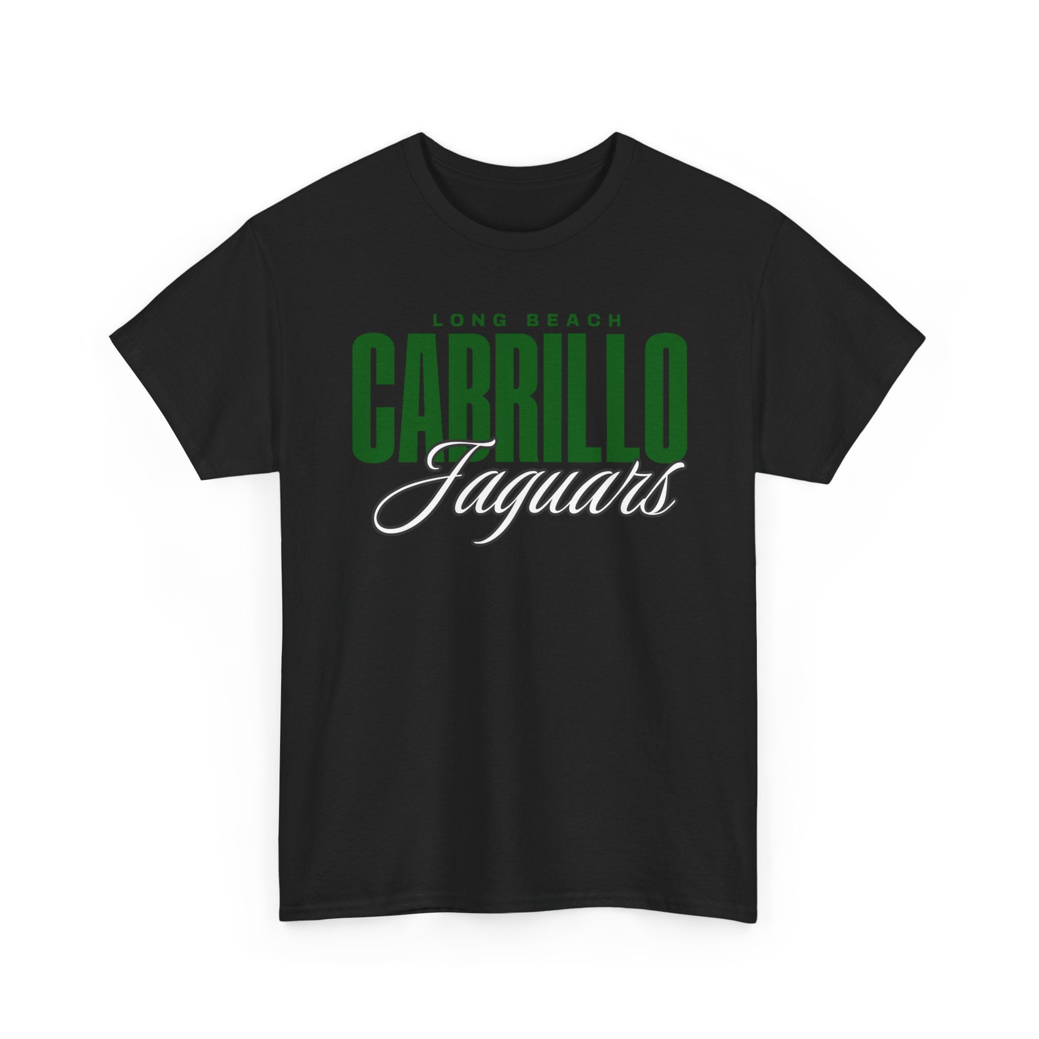 Long Beach Cabrillo Jaguars Script T-Shirt