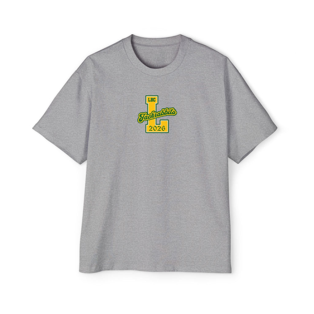 LB Poly Premium Personalizable "Graduation Year" Varsity Heavy Oversized T-Shirt
