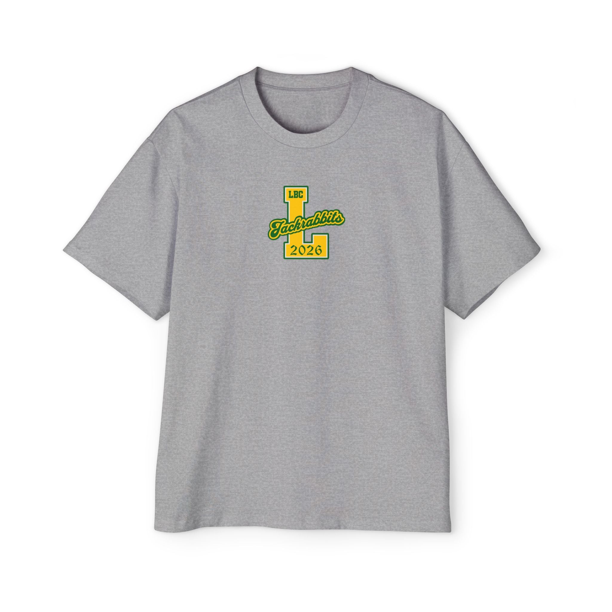 LB Poly Premium Personalizable "Graduation Year" Varsity Heavy Oversized T-Shirt