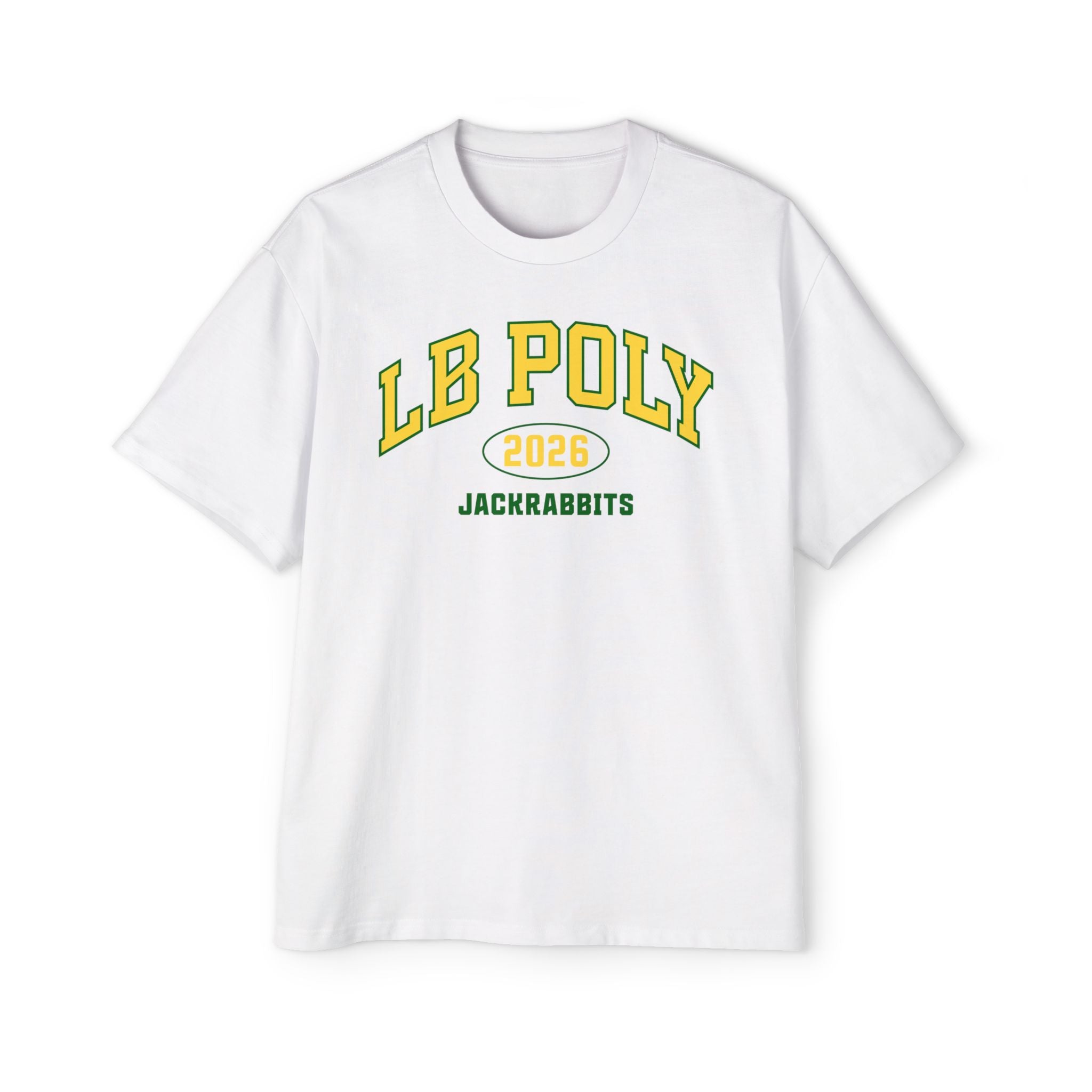 LB Poly Premium Personalizable "Graduation Year" Sports Heavy Oversized T-Shirt