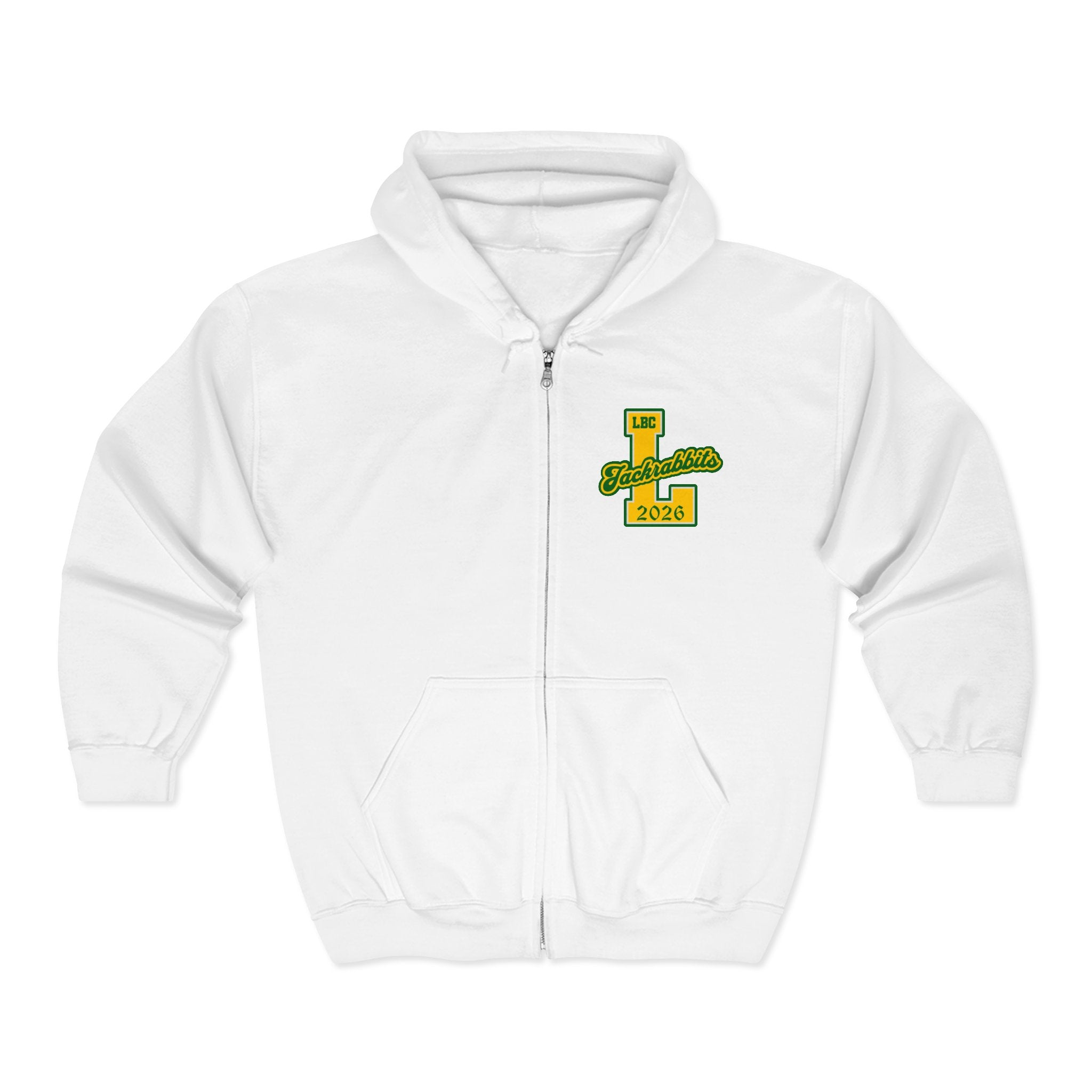 LB Poly Personalizable "Graduation Year" Varsity Zip Hoodie