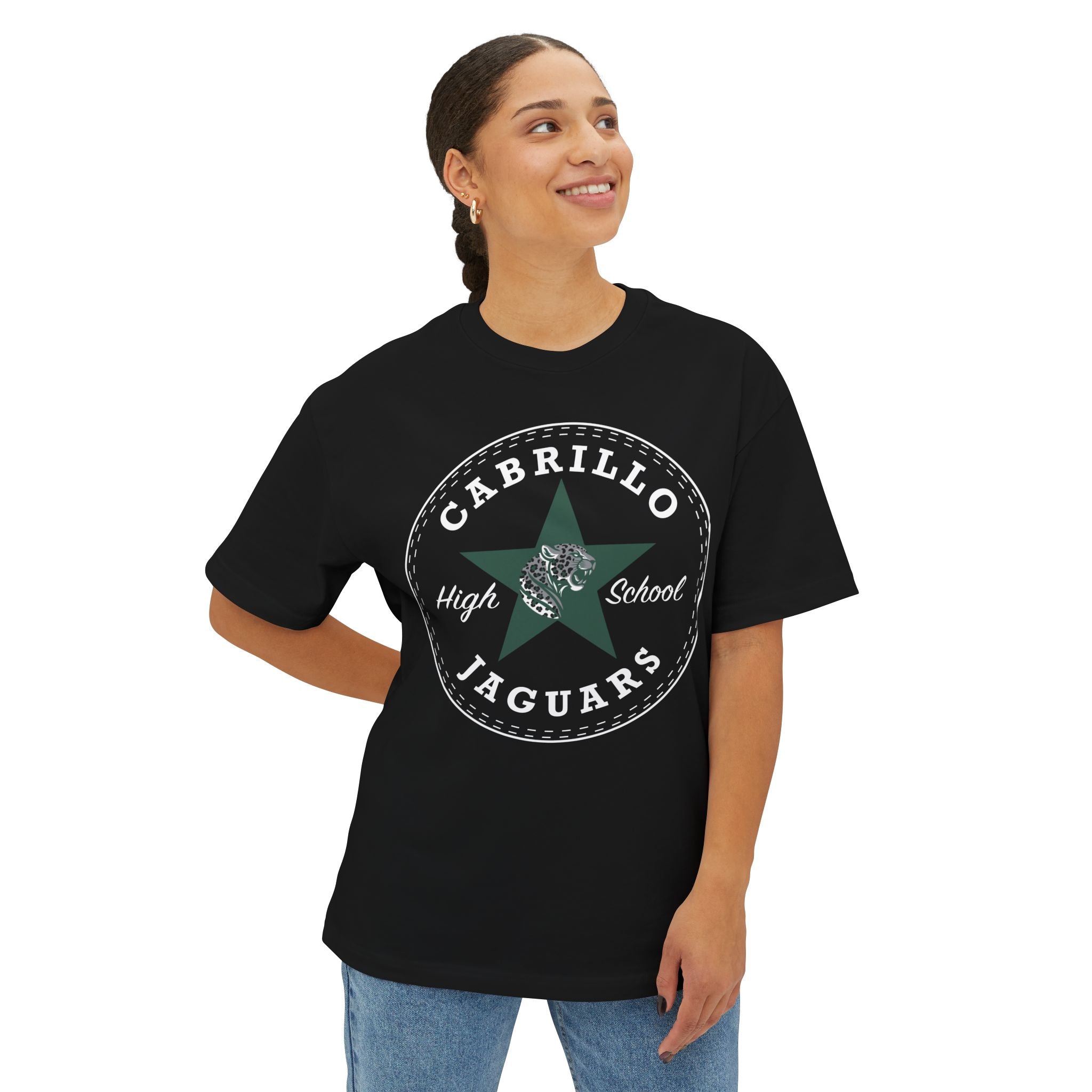 Long Beach Cabrillo Star Premium Boxy Oversized T‑Shirt