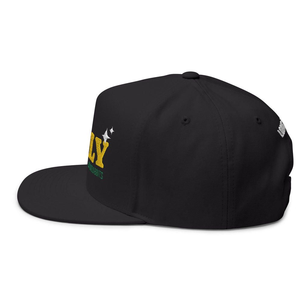 Poly Star Embroidery Snapback Hat