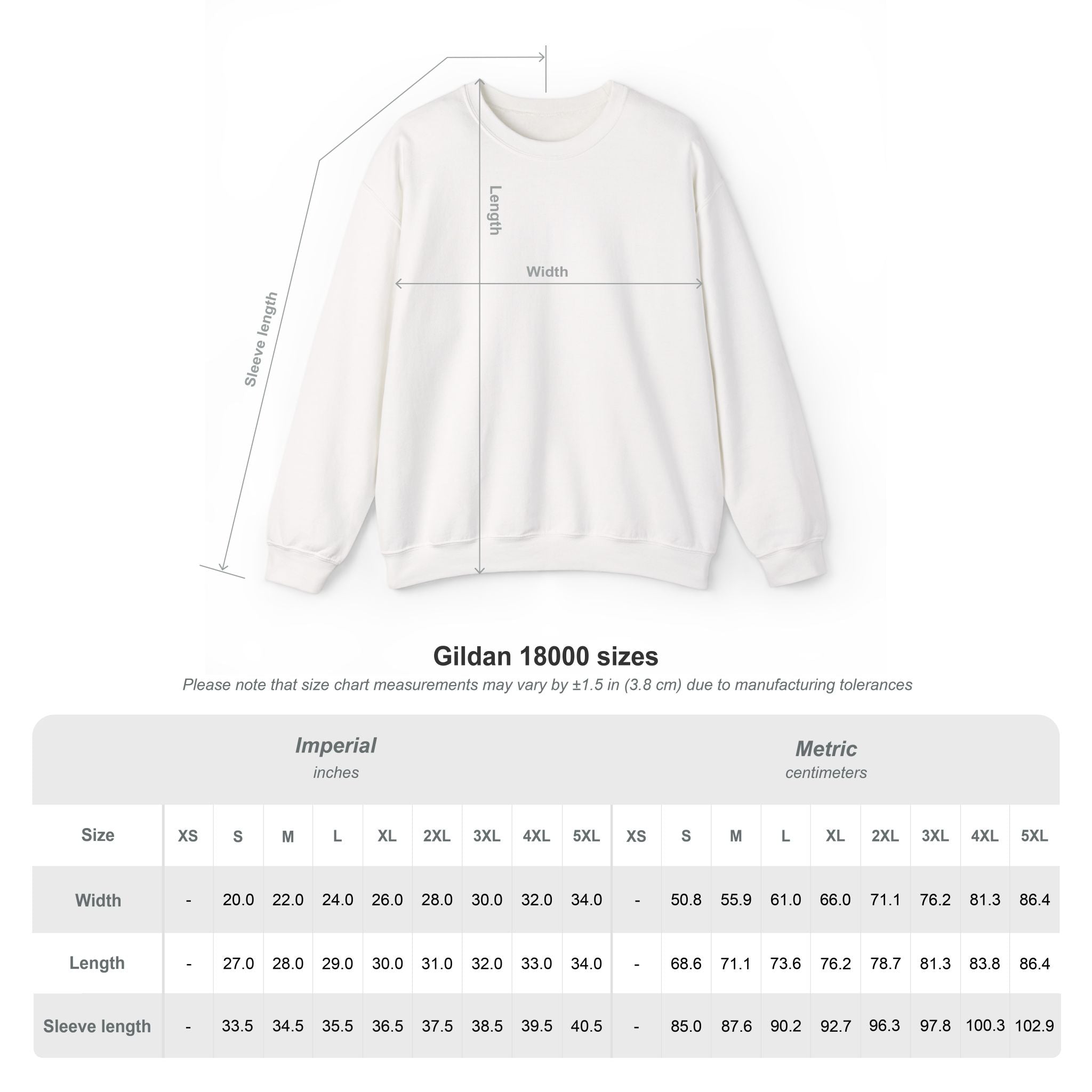 Personalizable Initial Embroidery Poly Crewneck Sweatshirt
