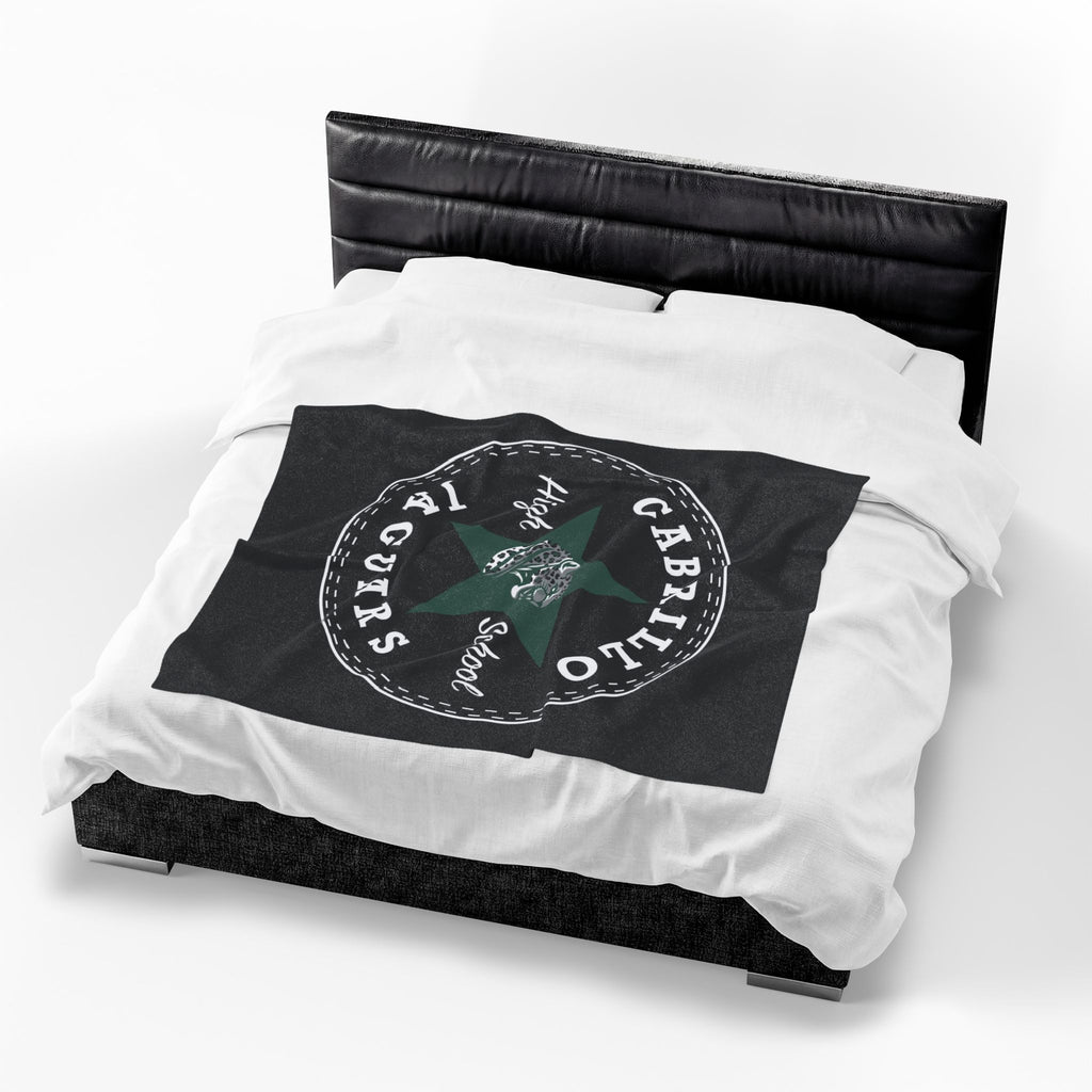 Long Beach Cabrillo Star Velveteen Plush Blanket