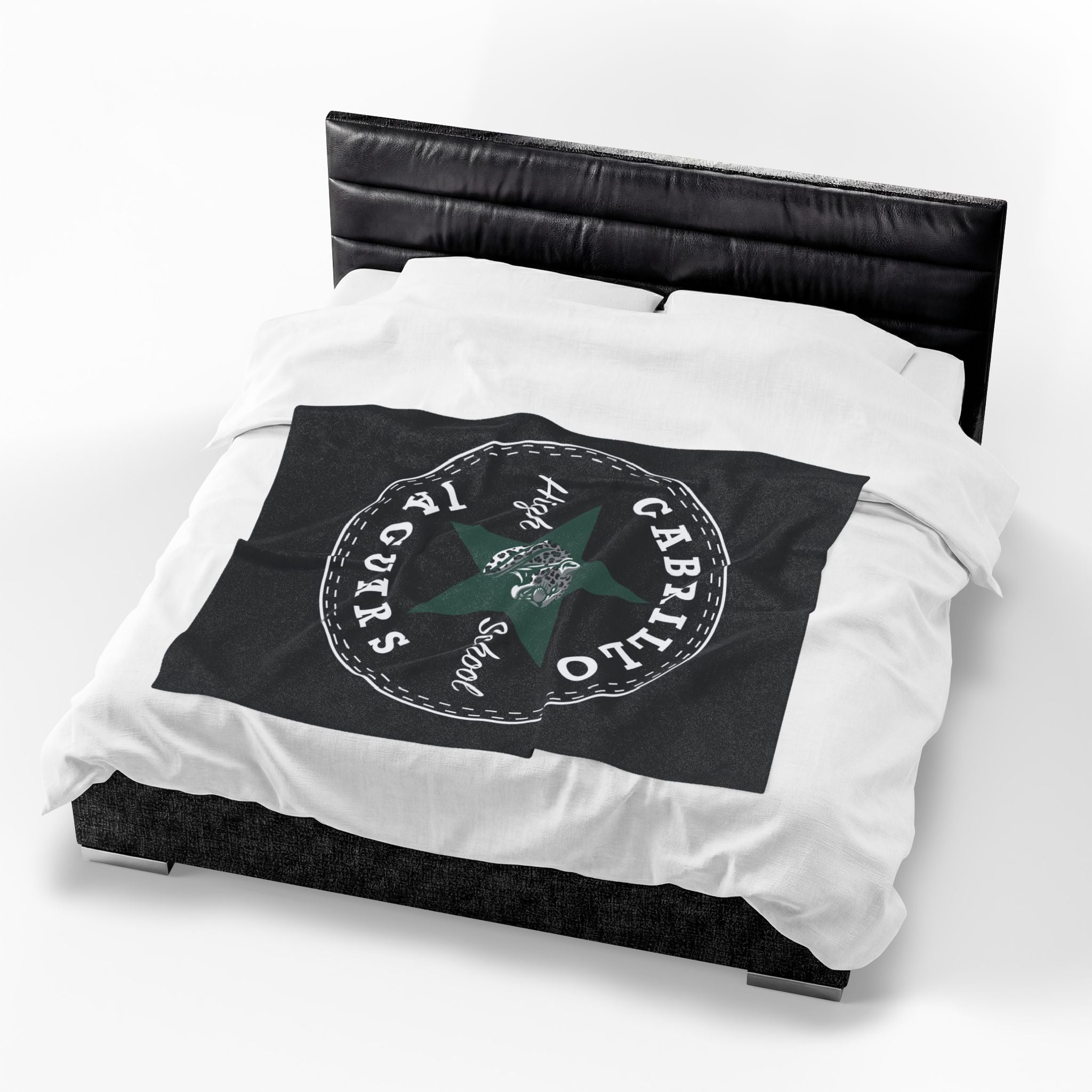 Long Beach Cabrillo Star Velveteen Plush Blanket