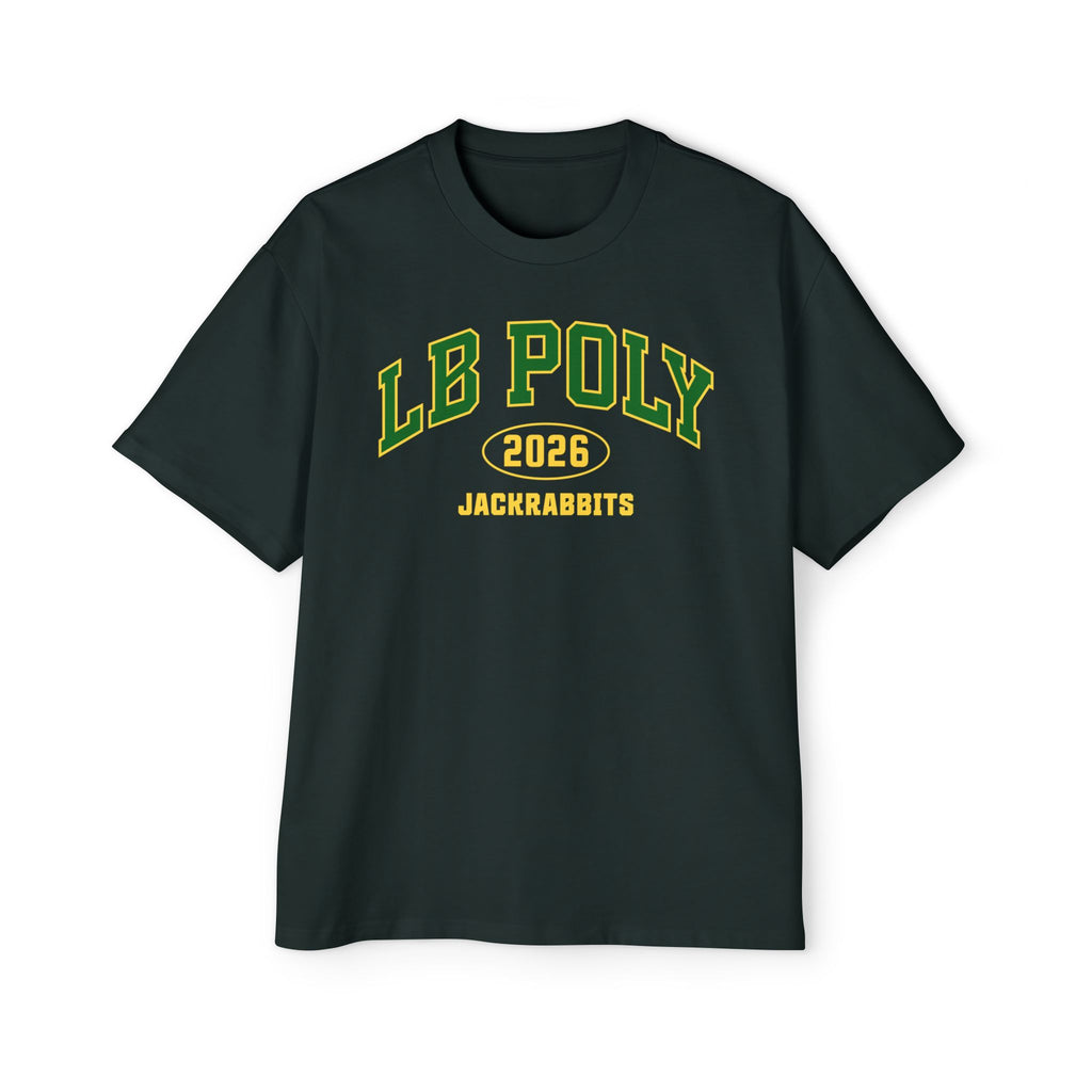 LB Poly Premium Personalizable "Graduation Year" Sports Heavy Oversized T-Shirt