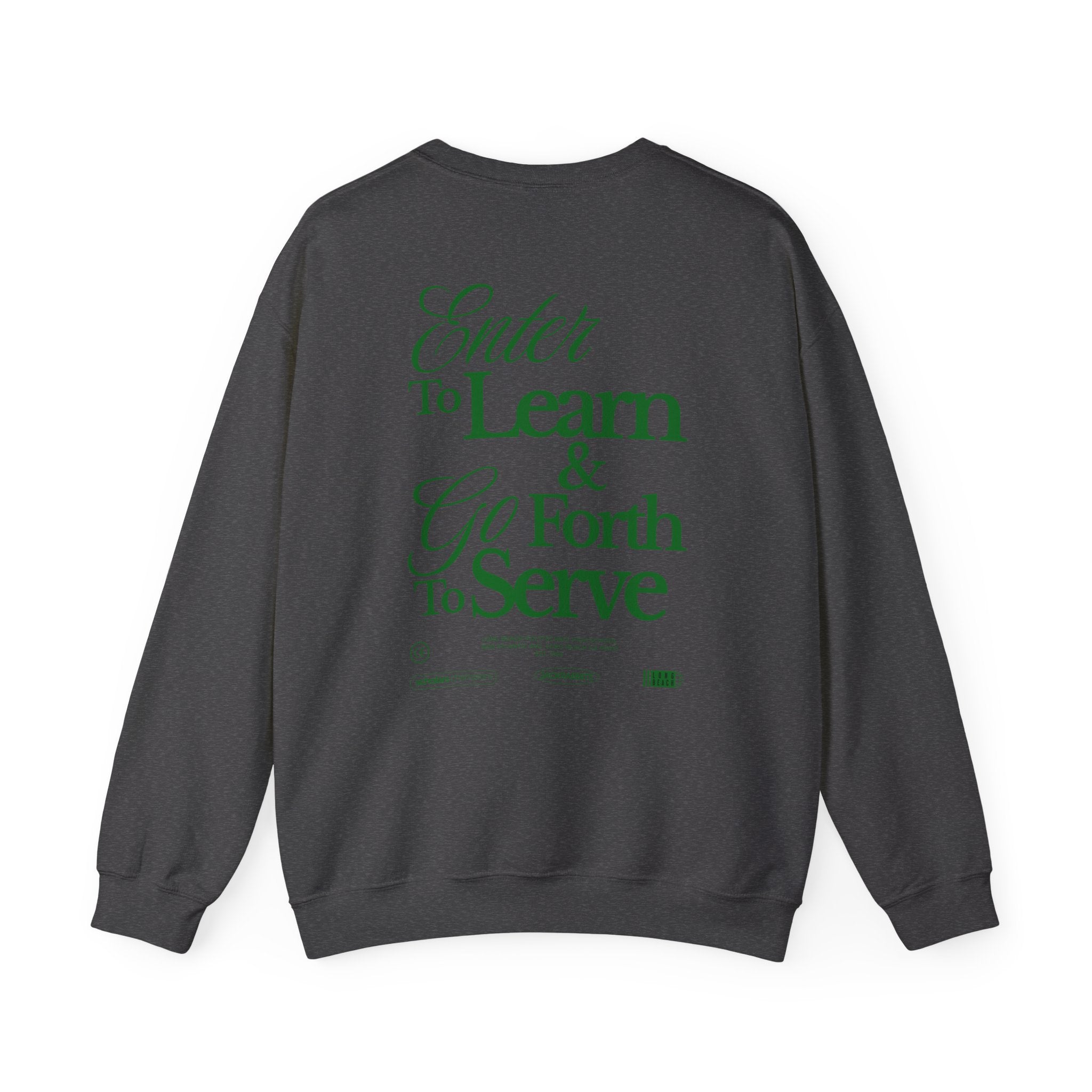 LB Poly Personalizable "Graduation Year" Learn & Serve Crewneck Sweater