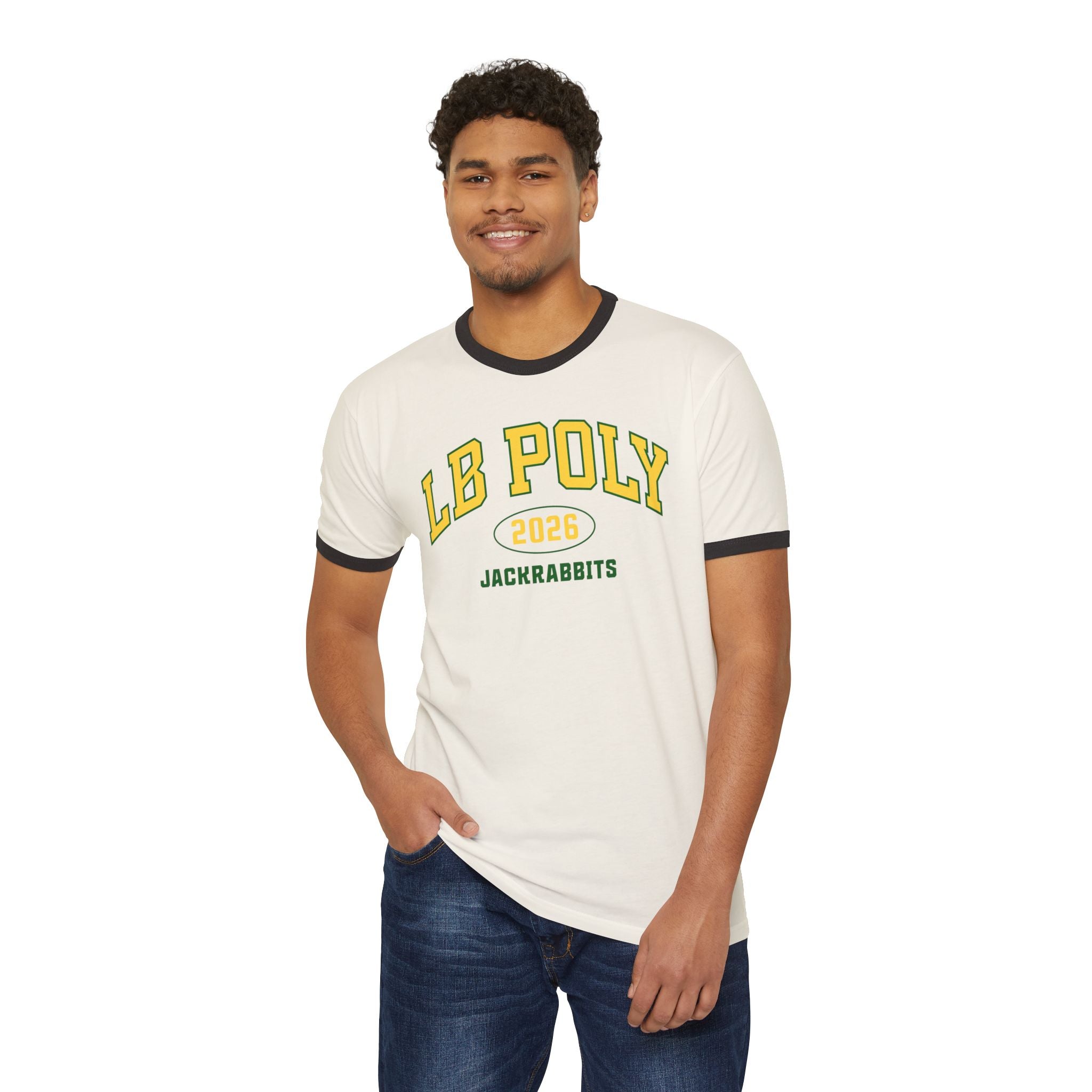 LB Poly Personalizable "Graduation Year" Sports Ringer T-Shirt