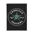 Long Beach Cabrillo Star Velveteen Plush Blanket