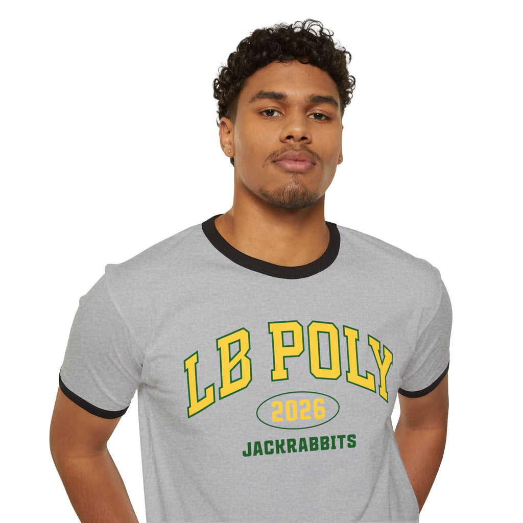 LB Poly Premium Personalizable "Graduation Year" Sports Ringer T-Shirt