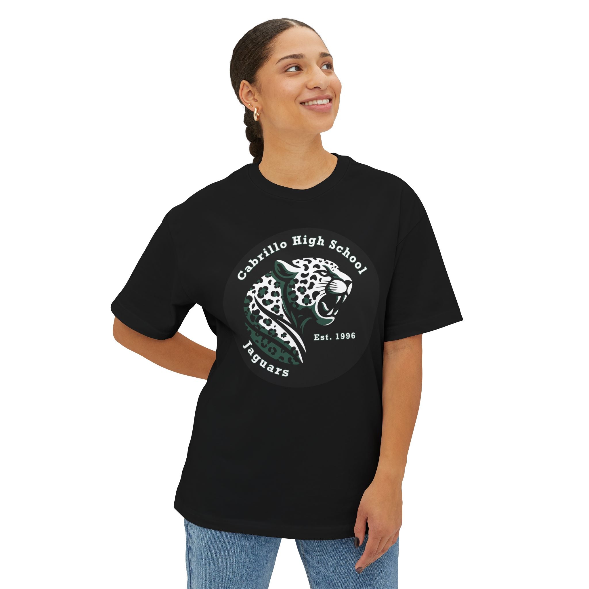 Long Beach Cabrillo Badge Premium Boxy Oversized T‑Shirt