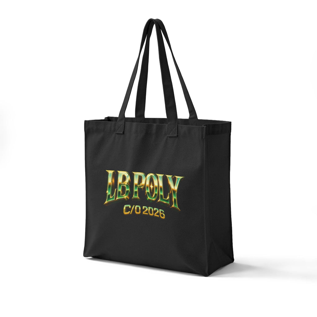 LB Poly C/O 2026 Canvas Grocery Tote Bag