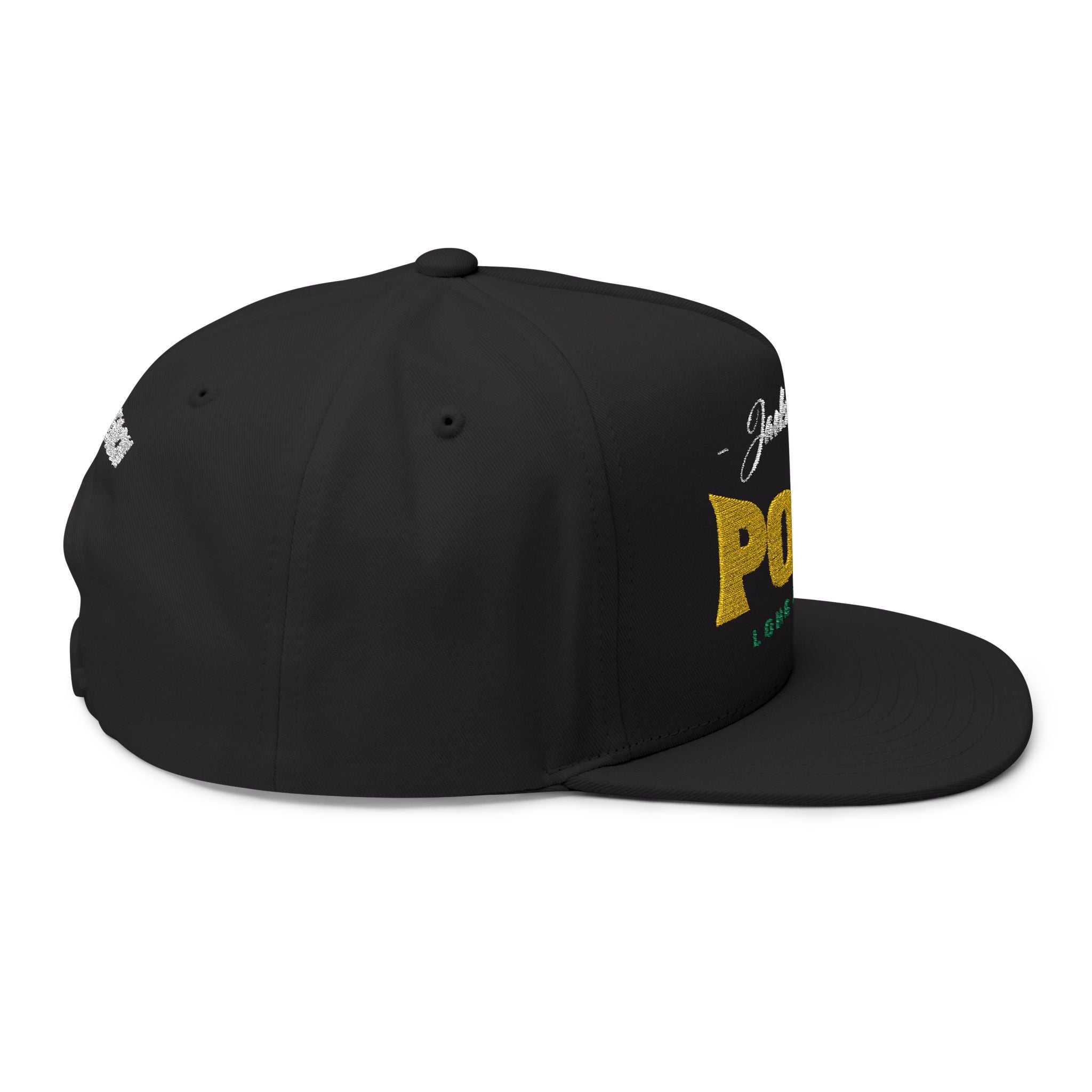 Poly Icon Embroidery Snapback Hat