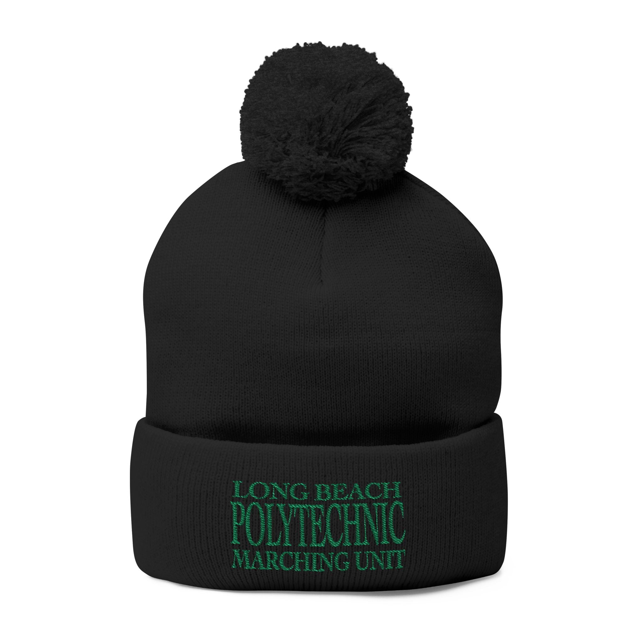 Long Beach Poly Marching Unit Pom-Pom Knit Beanie