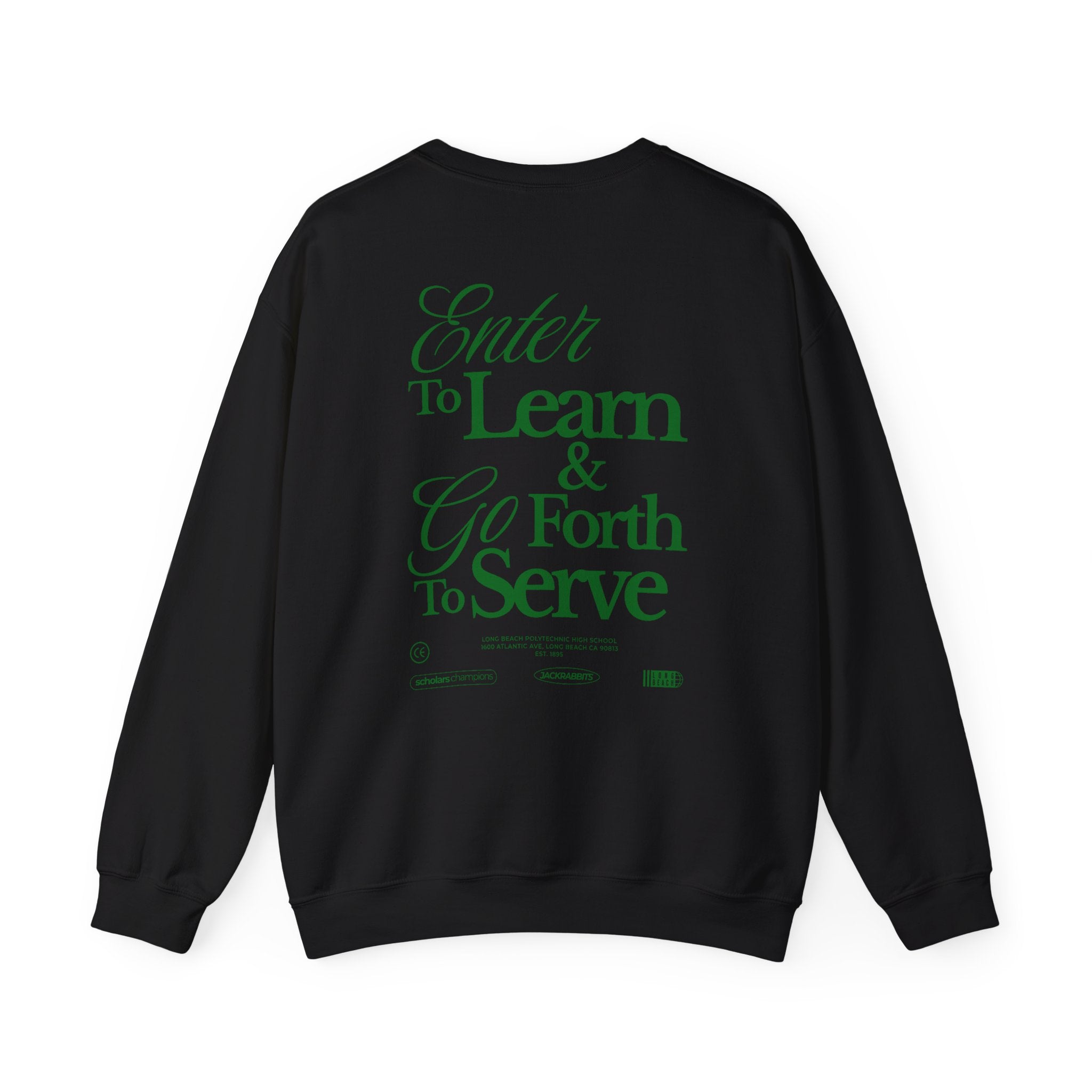 LB Poly Personalizable "Graduation Year" Learn & Serve Crewneck Sweater