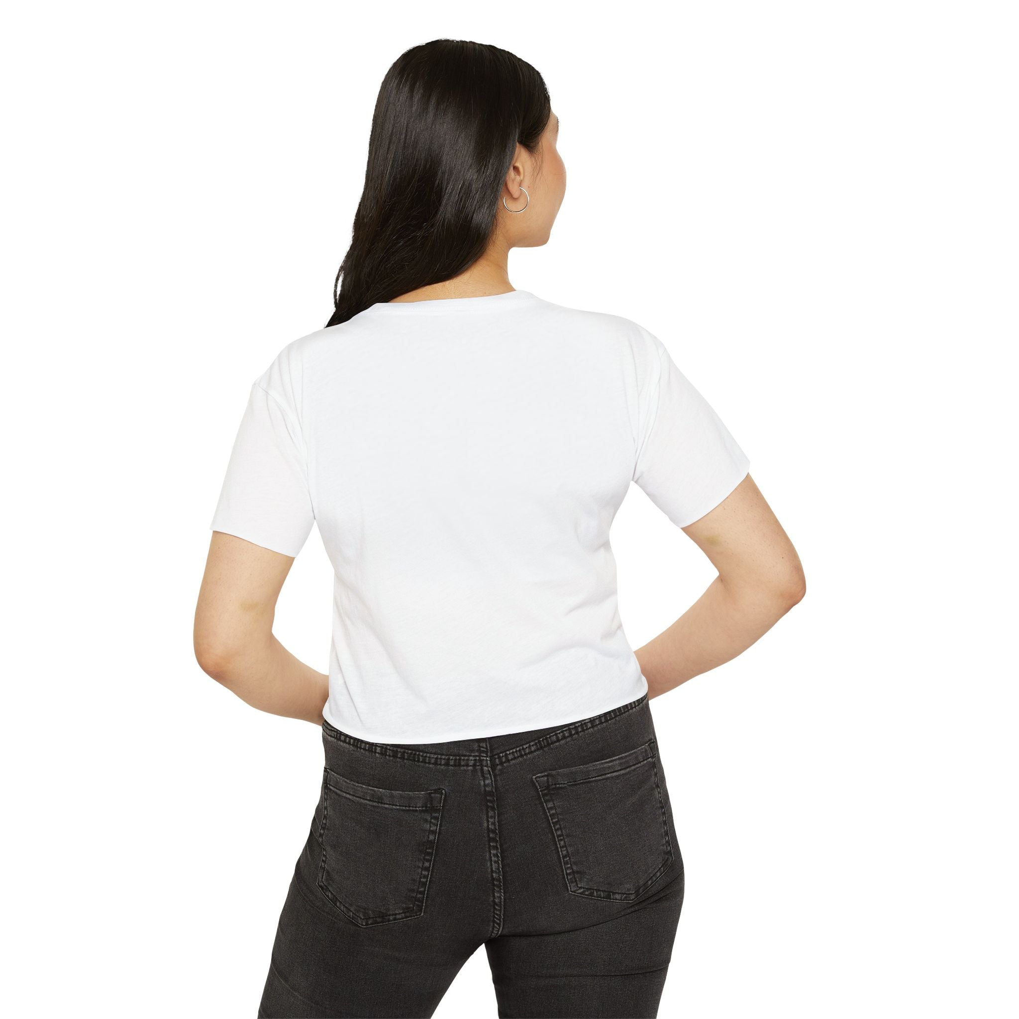 LB Poly Personalizable "Graduation Year" Varsity Crop Top T-Shirt