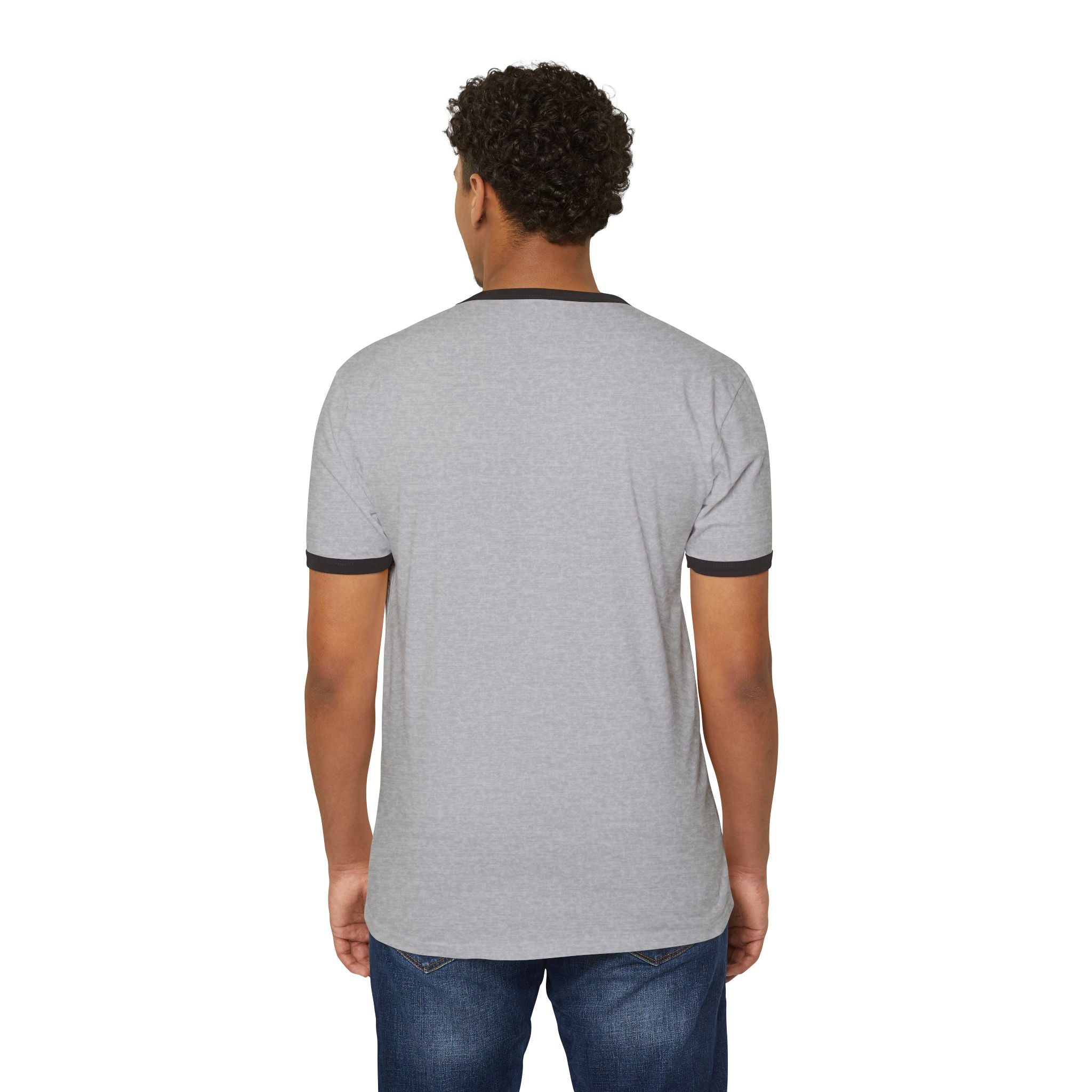 LB Poly Personalizable "Graduation Year" Badge Unisex Ringer T-Shirt