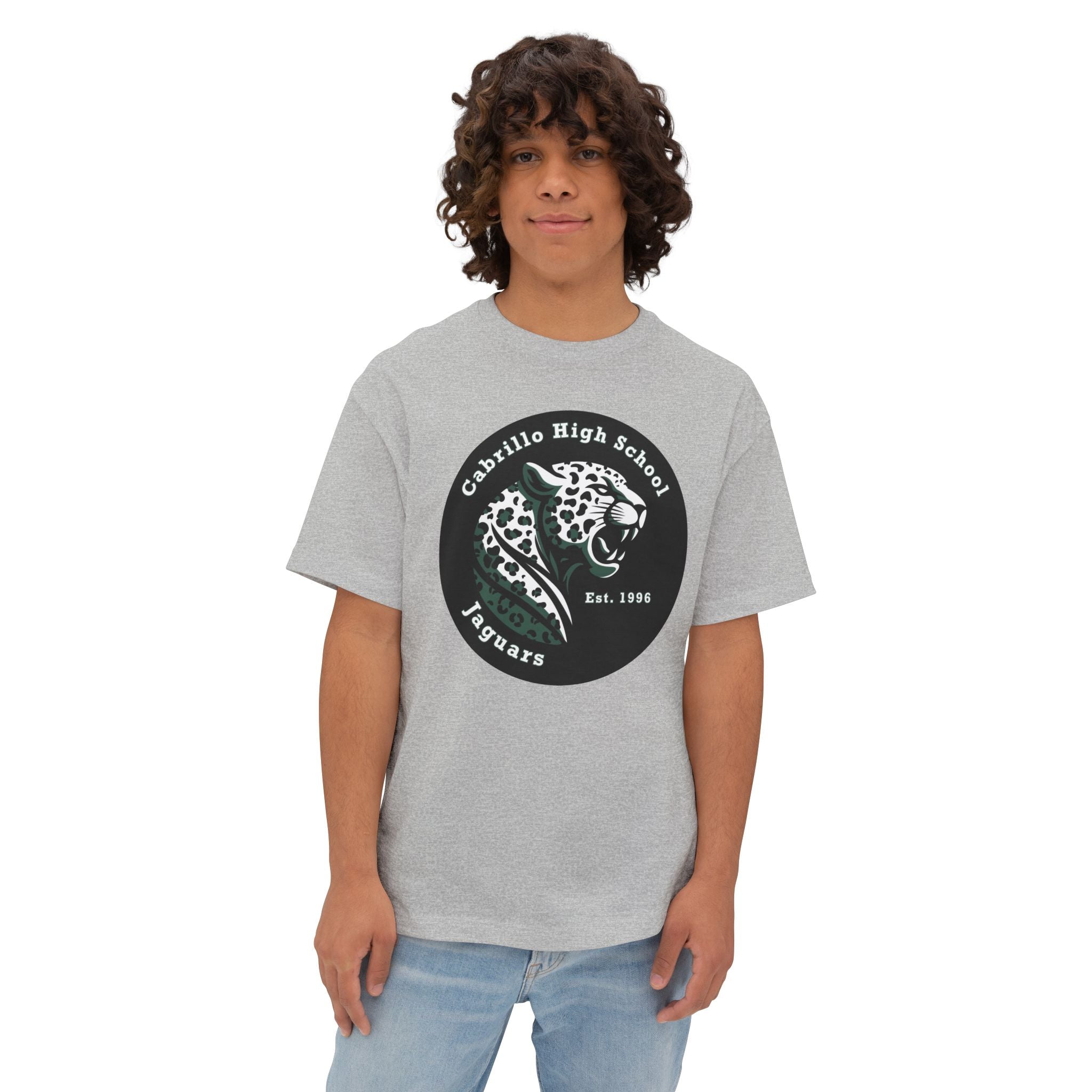 Long Beach Cabrillo Badge Premium Boxy Oversized T‑Shirt