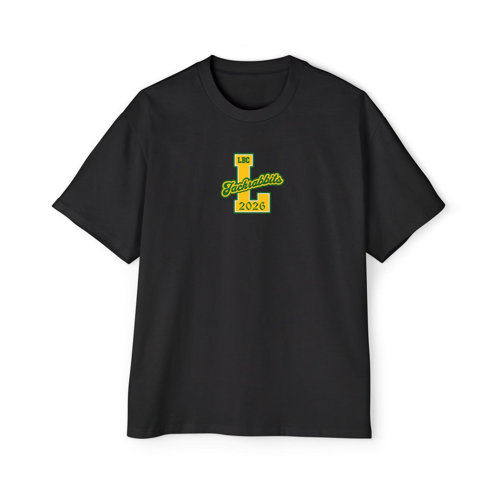 LB Poly Premium Personalizable "Graduation Year" Varsity Heavy Oversized T-Shirt