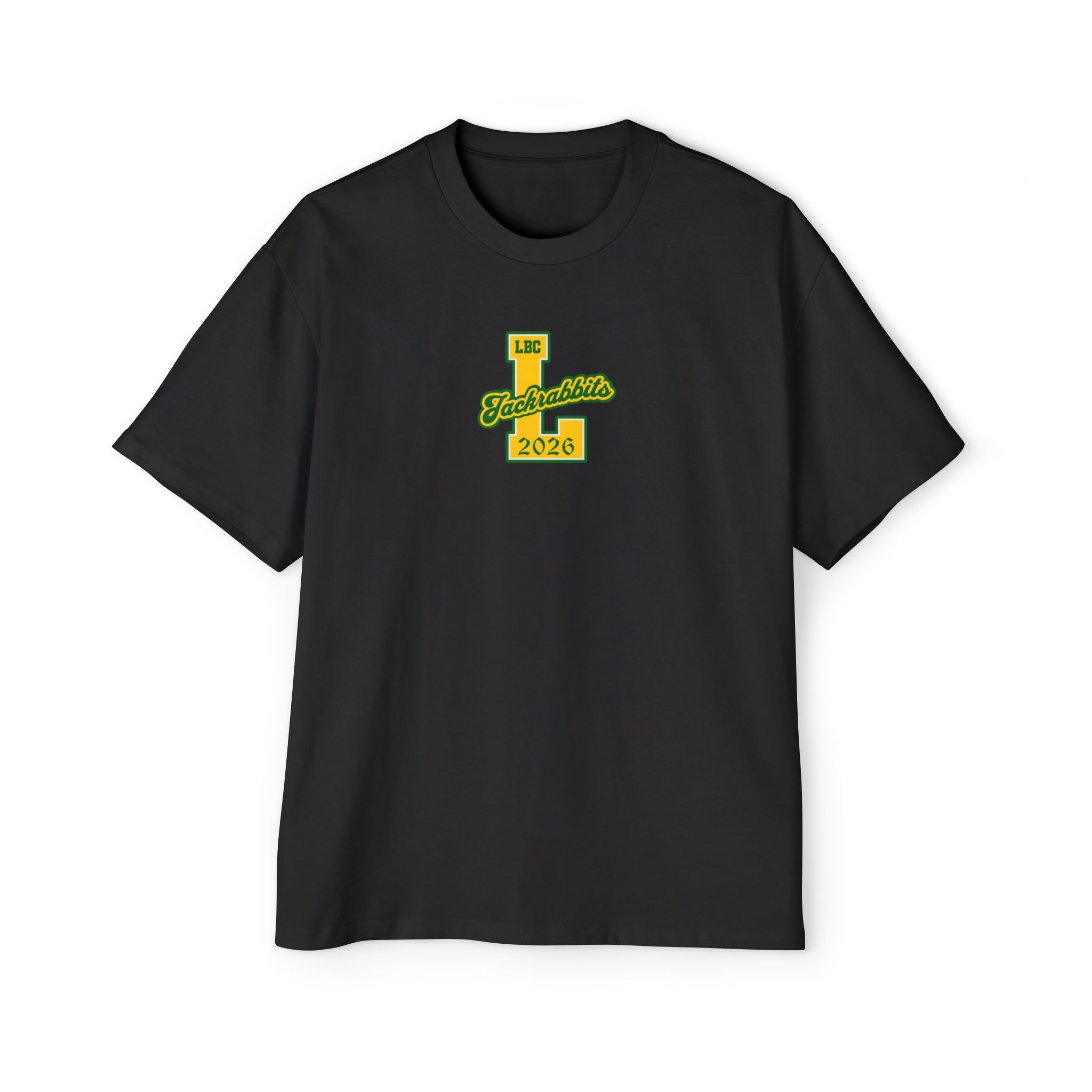 LB Poly Premium Personalizable "Graduation Year" Varsity Heavy Oversized T-Shirt