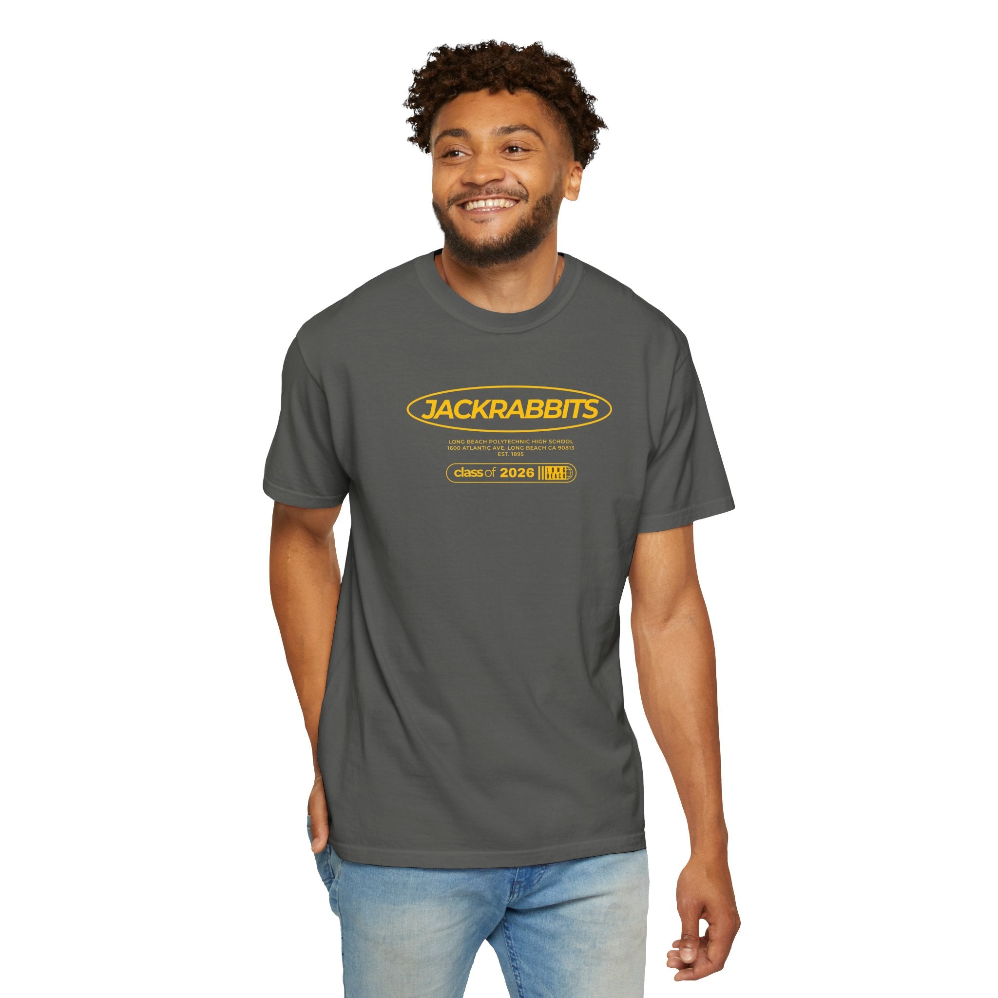 LB Poly Premium Personalizable "Graduation Year" Anchor Garment-Dyed T-Shirt