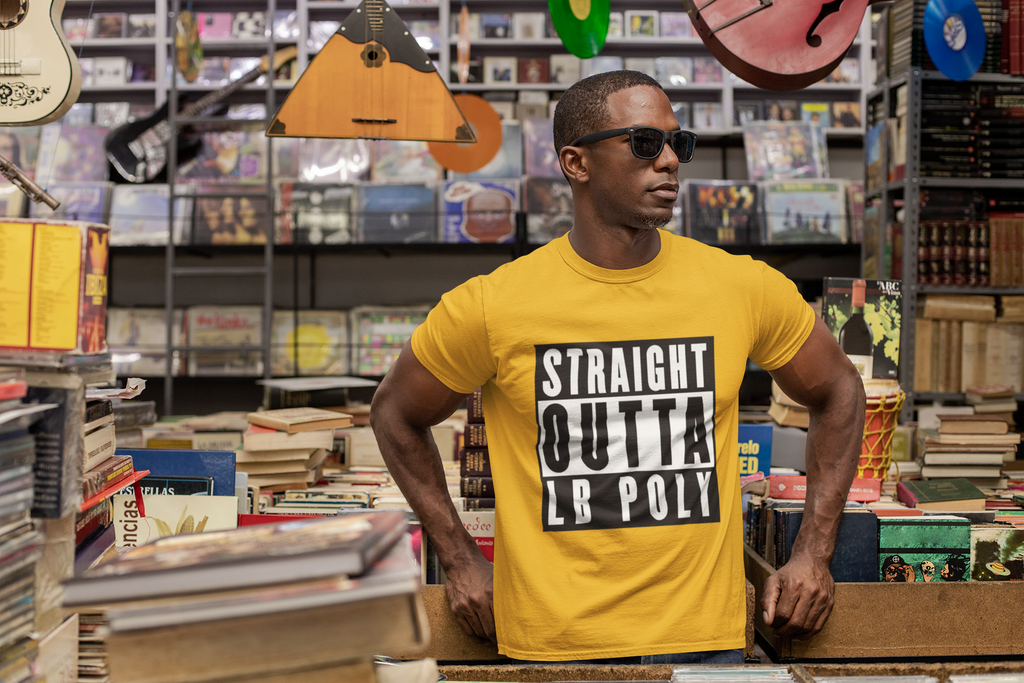 Straight Outta LB Poly T-Shirt