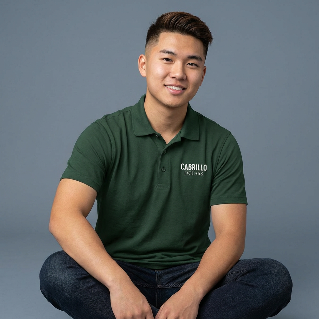 Cabrillo Jaguars Embroidered Polo Shirt