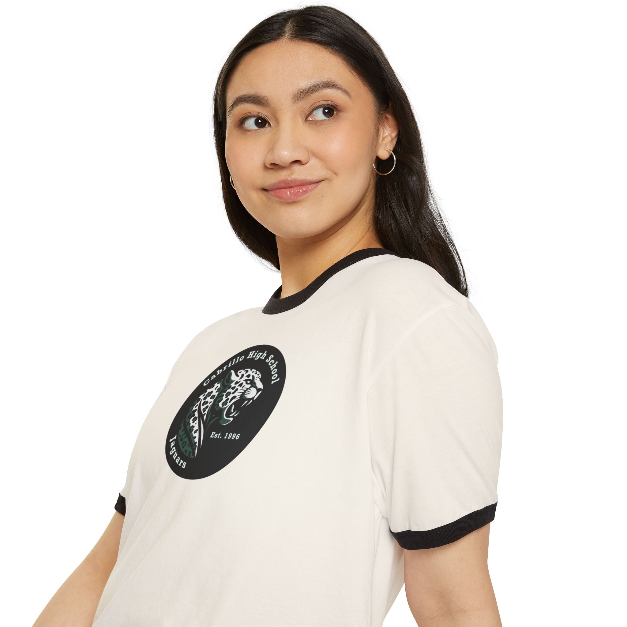 Long Beach Cabrillo Badge Premium Ringer T-Shirt