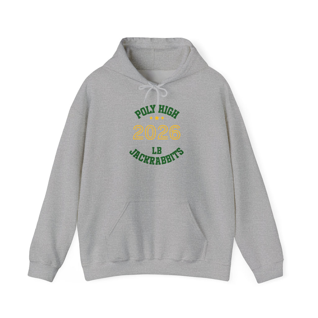 LB Poly Personalizable "Graduation Year" Badge Pullover Hoodie