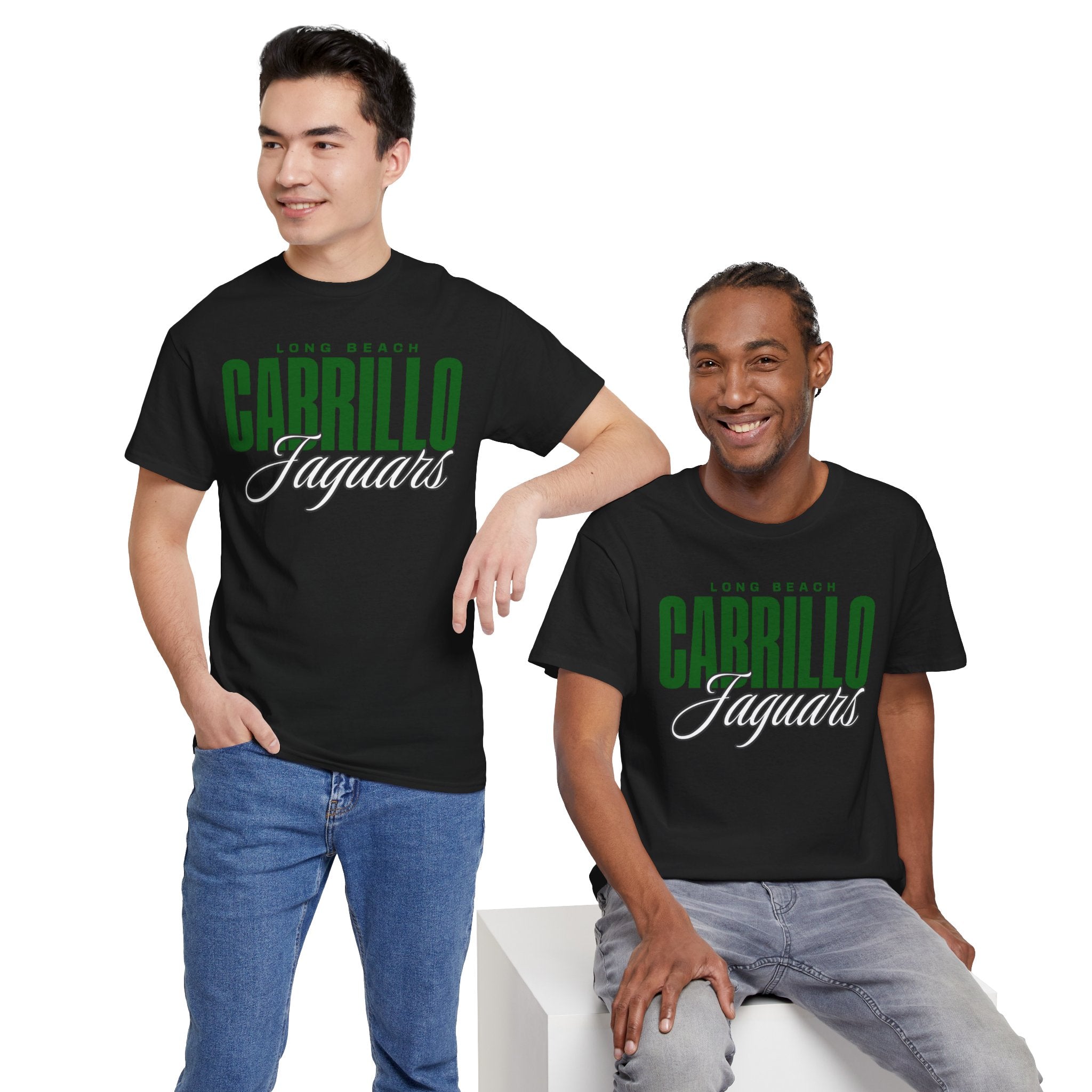 Long Beach Cabrillo Jaguars Script T-Shirt