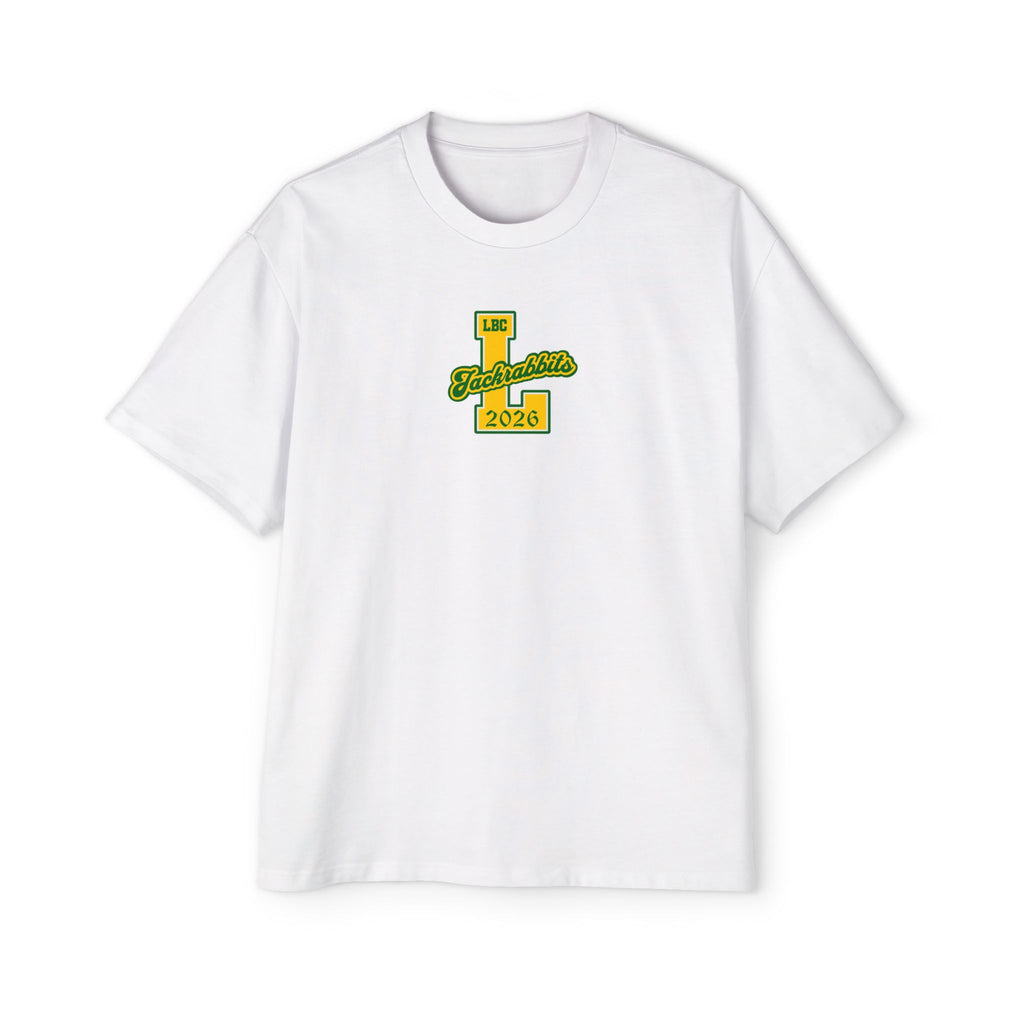 LB Poly Premium Personalizable "Graduation Year" Varsity Heavy Oversized T-Shirt