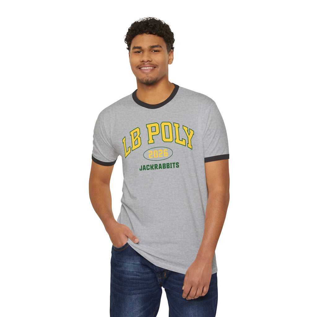 LB Poly Premium Personalizable "Graduation Year" Sports Ringer T-Shirt