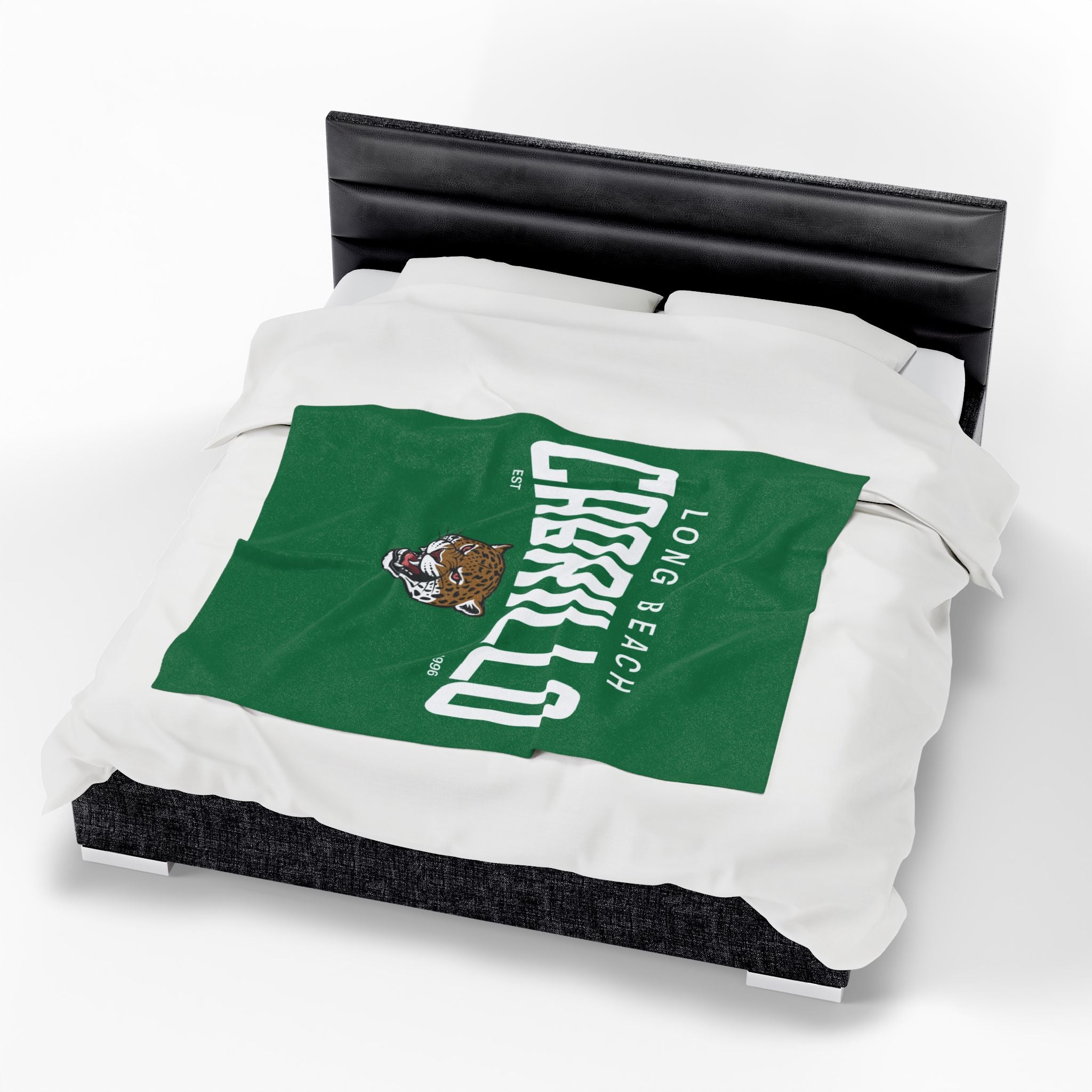 Long Beach Cabrillo Jaguars Velveteen Plush Blanket
