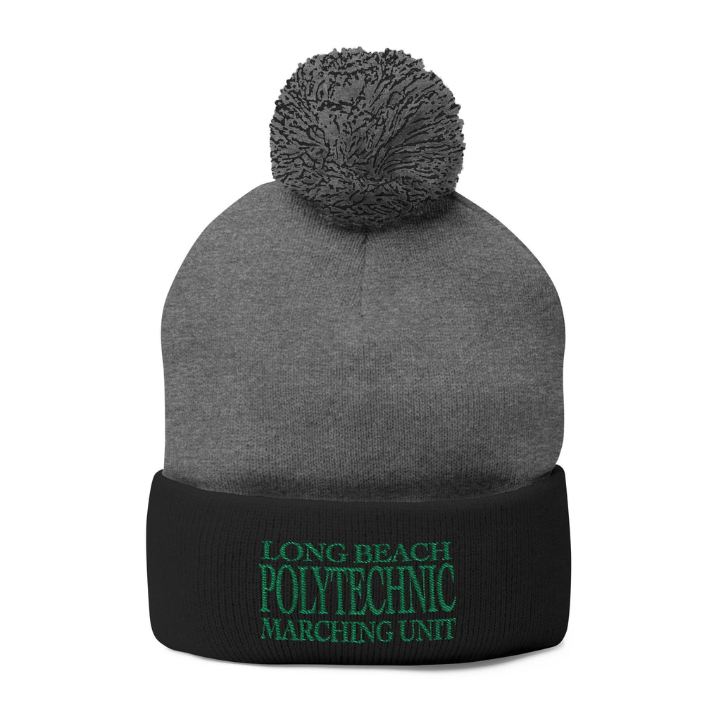 Long Beach Poly Marching Unit Pom-Pom Knit Beanie