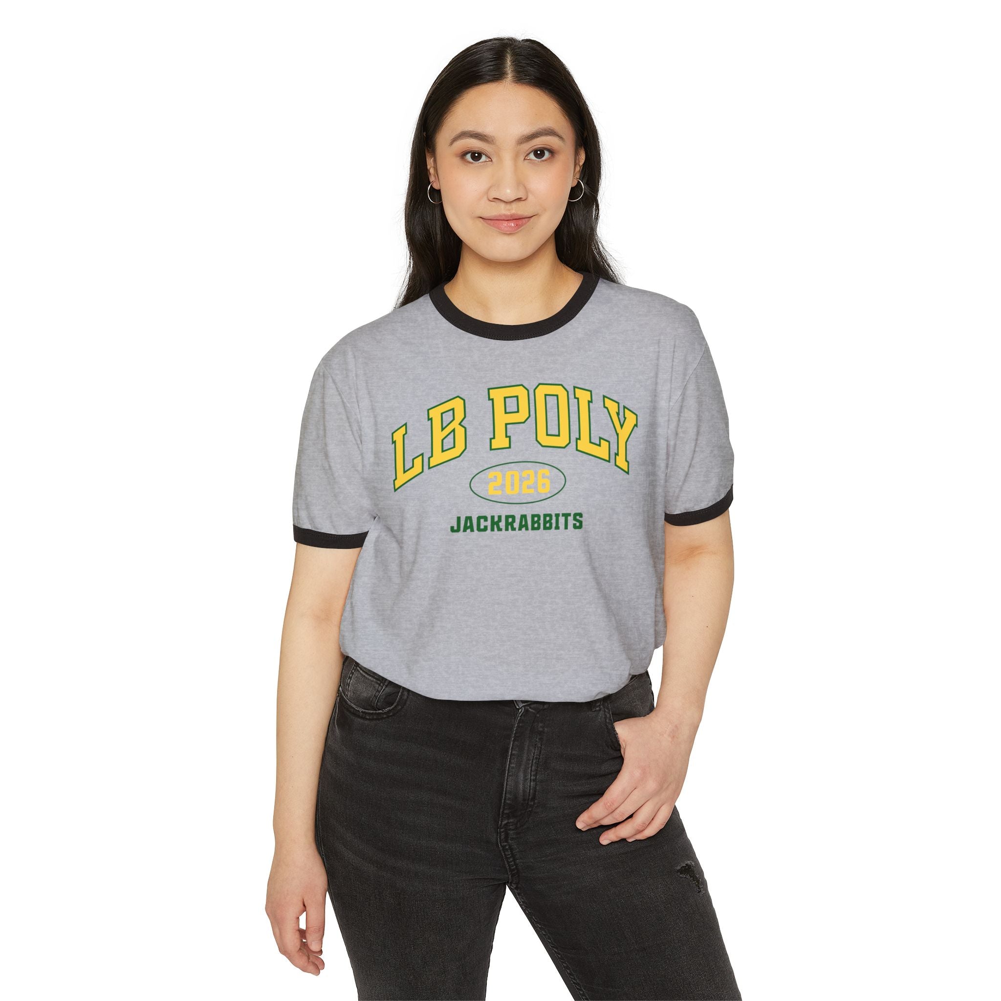 LB Poly Personalizable "Graduation Year" Sports Ringer T-Shirt