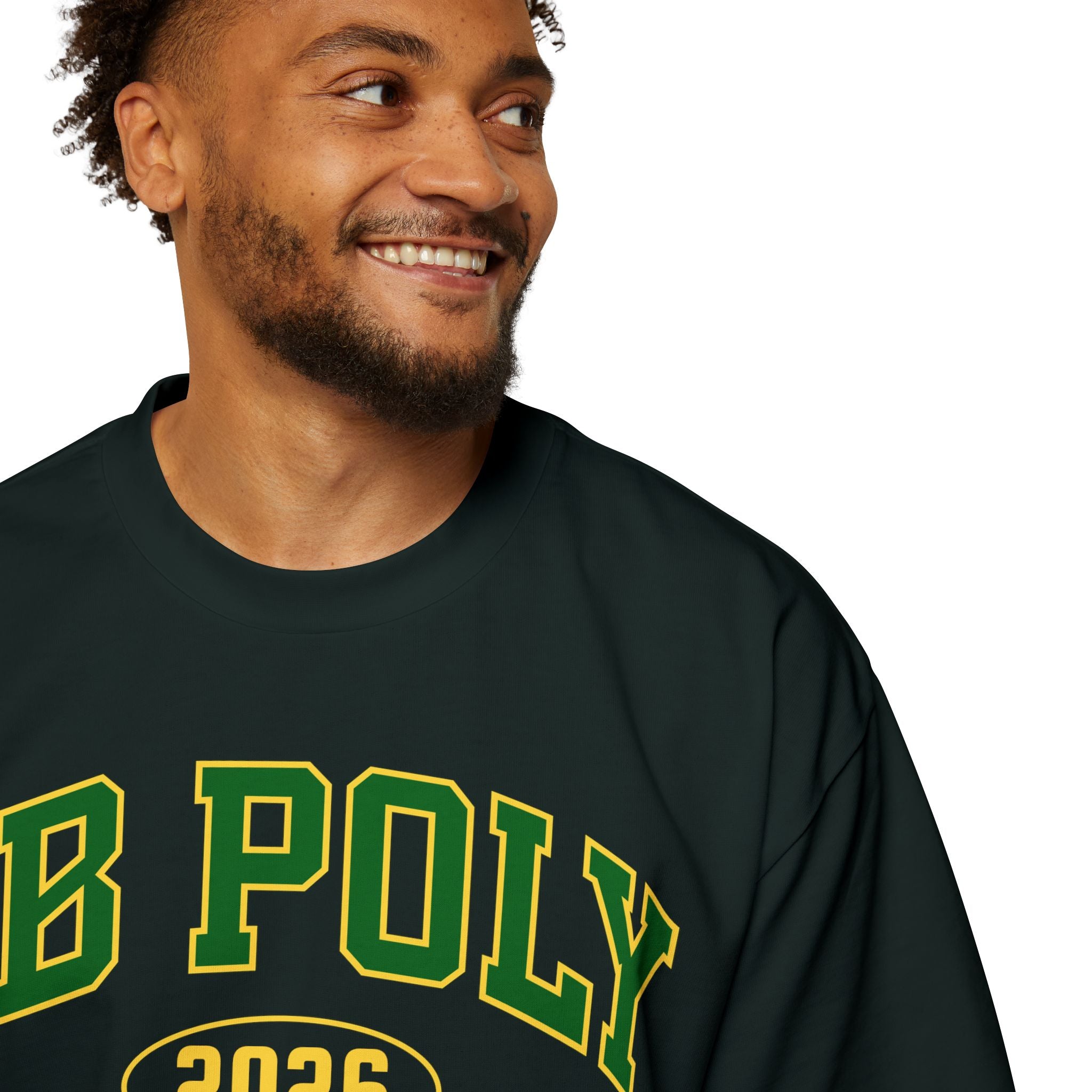 LB Poly Premium Personalizable "Graduation Year" Sports Heavy Oversized T-Shirt
