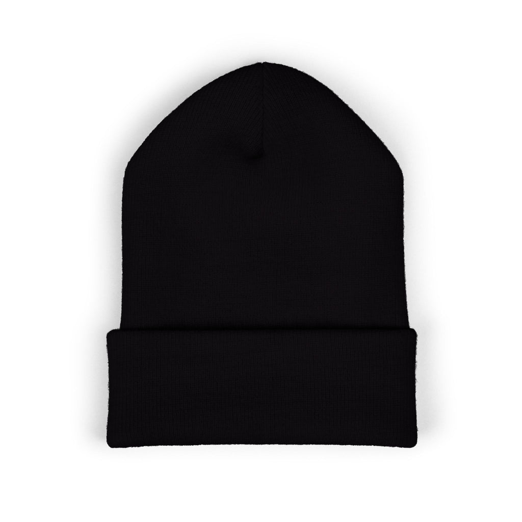 Poly Star Embroidered Cuffed Beanie
