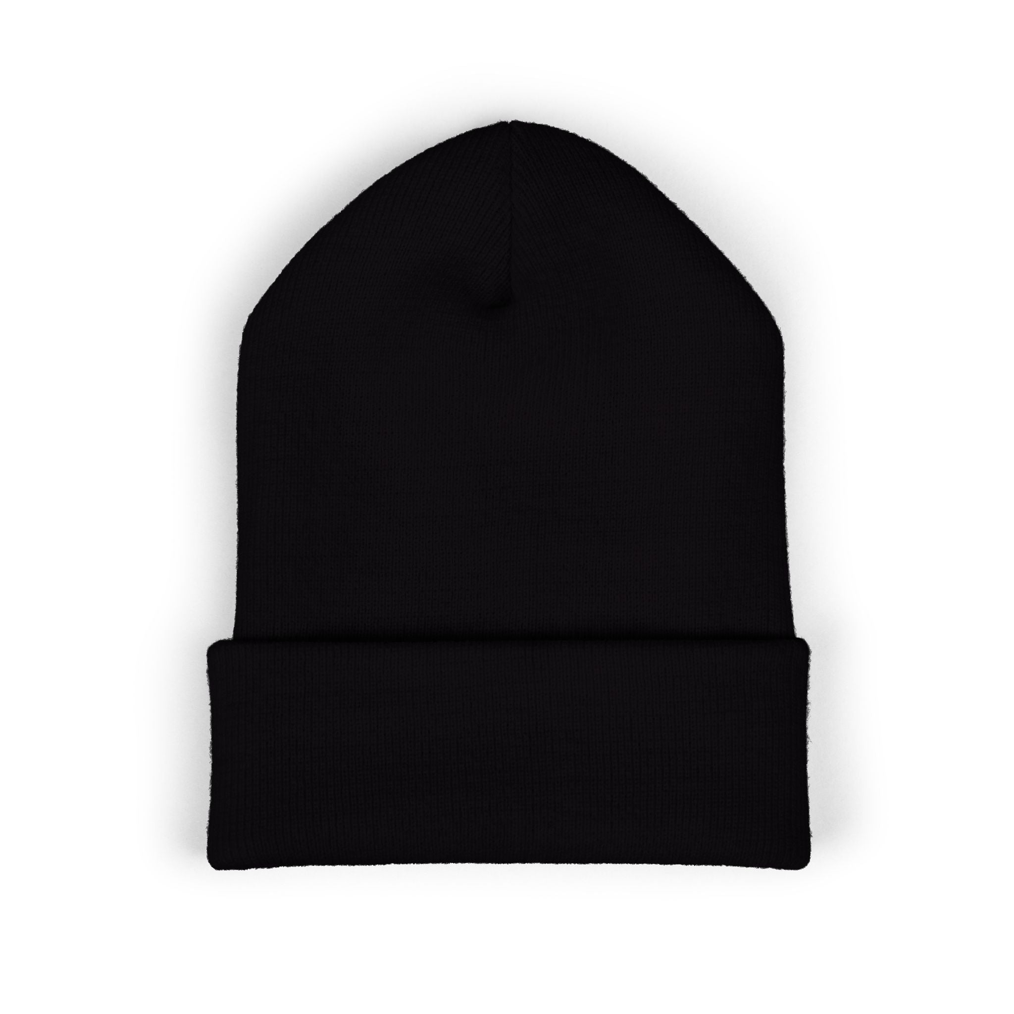 Poly Star Embroidered Cuffed Beanie