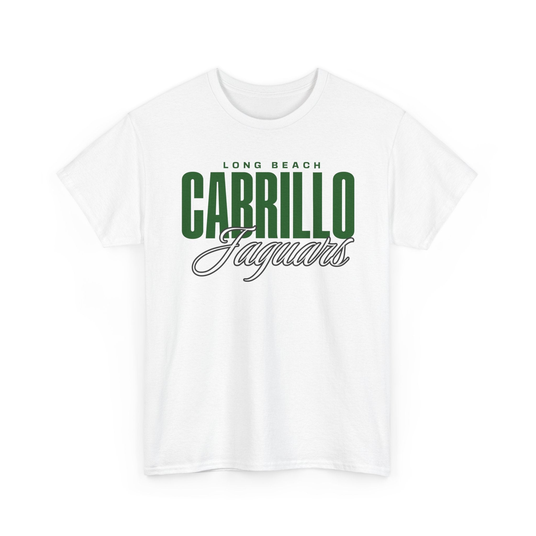 Long Beach Cabrillo Jaguars Script T-Shirt