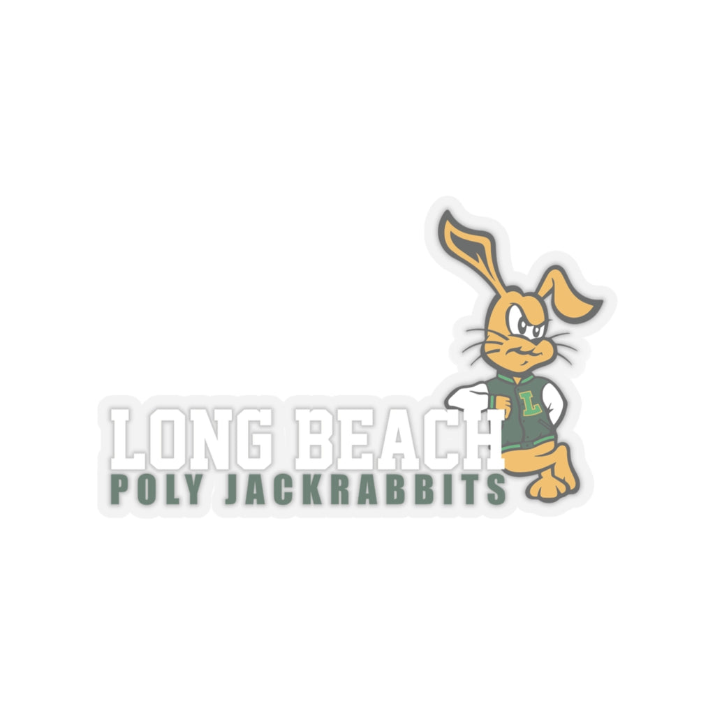 Long Beach Poly Jackrabbits Kiss-Cut Stickers