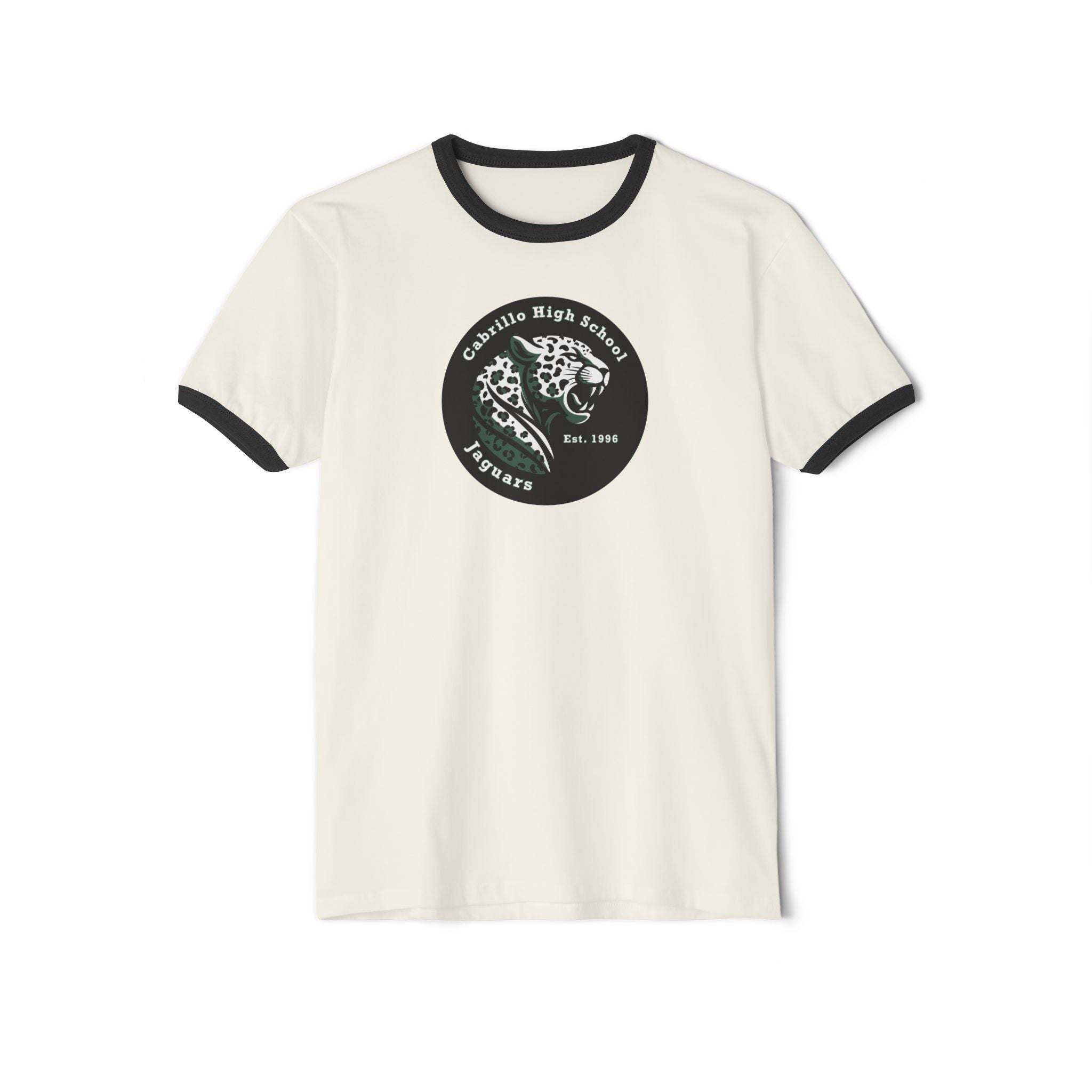 Long Beach Cabrillo Badge Premium Ringer T-Shirt