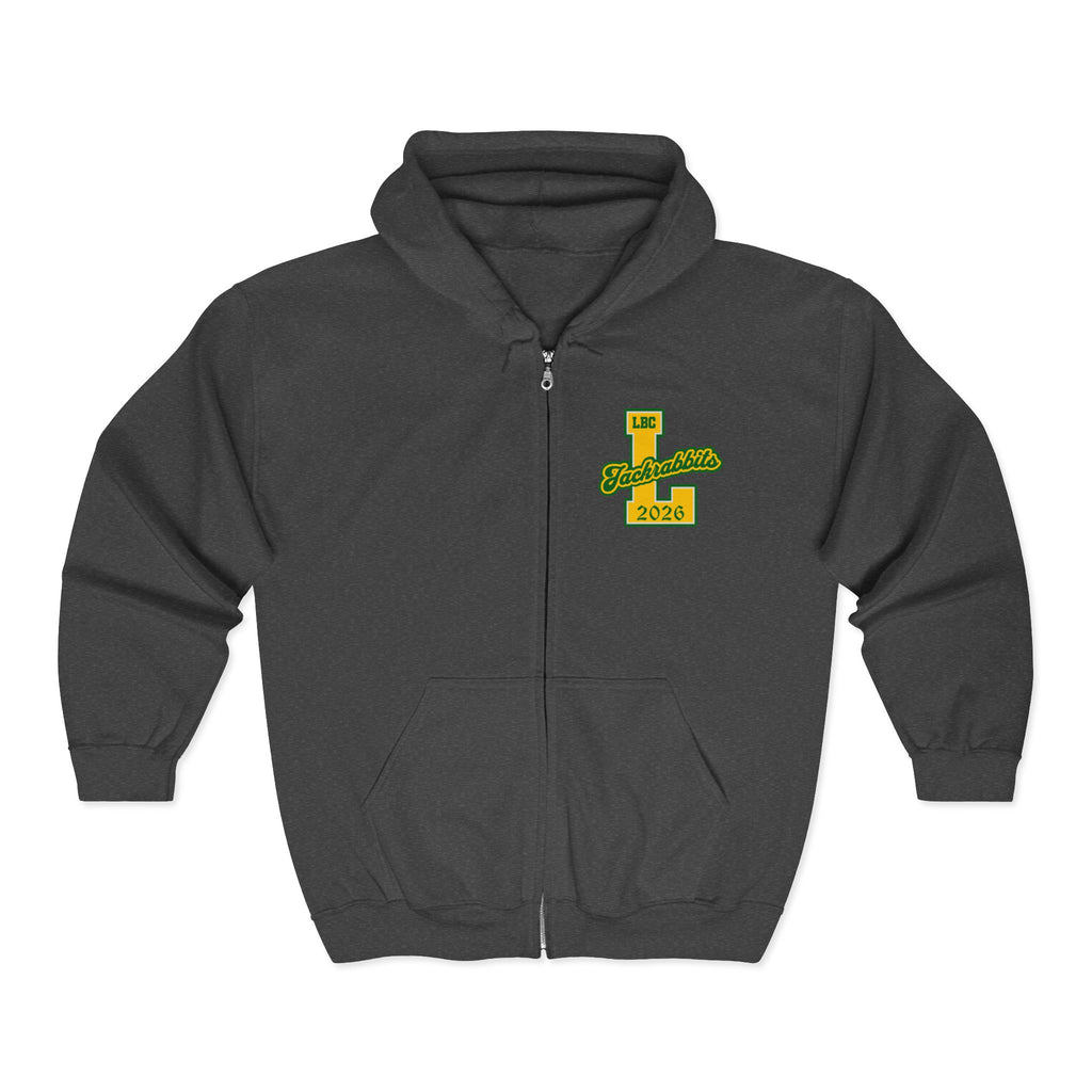 LB Poly Personalizable "Graduation Year" Varsity Zip Hoodie