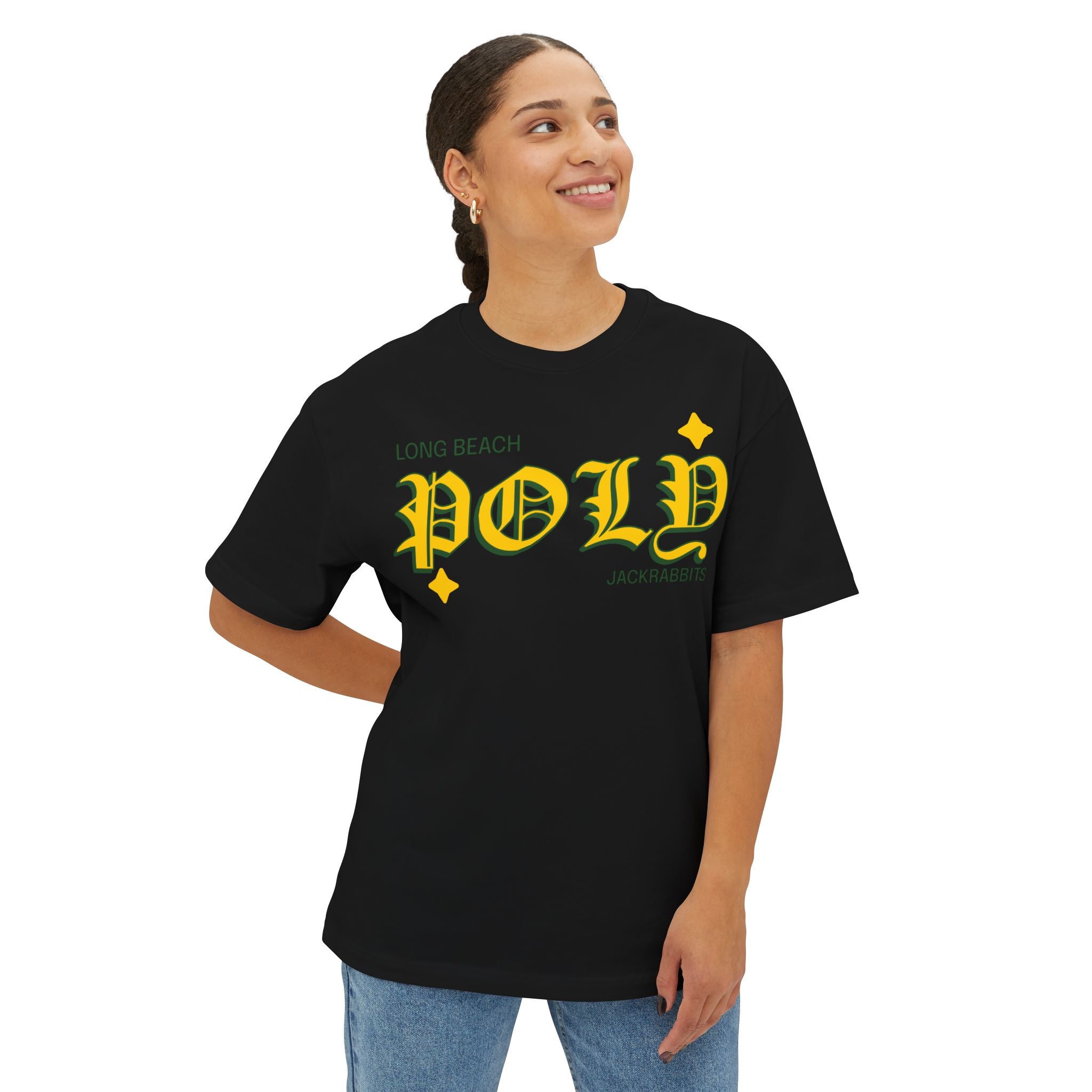 Poly Classic Stars Boxy Oversized T‑Shirt