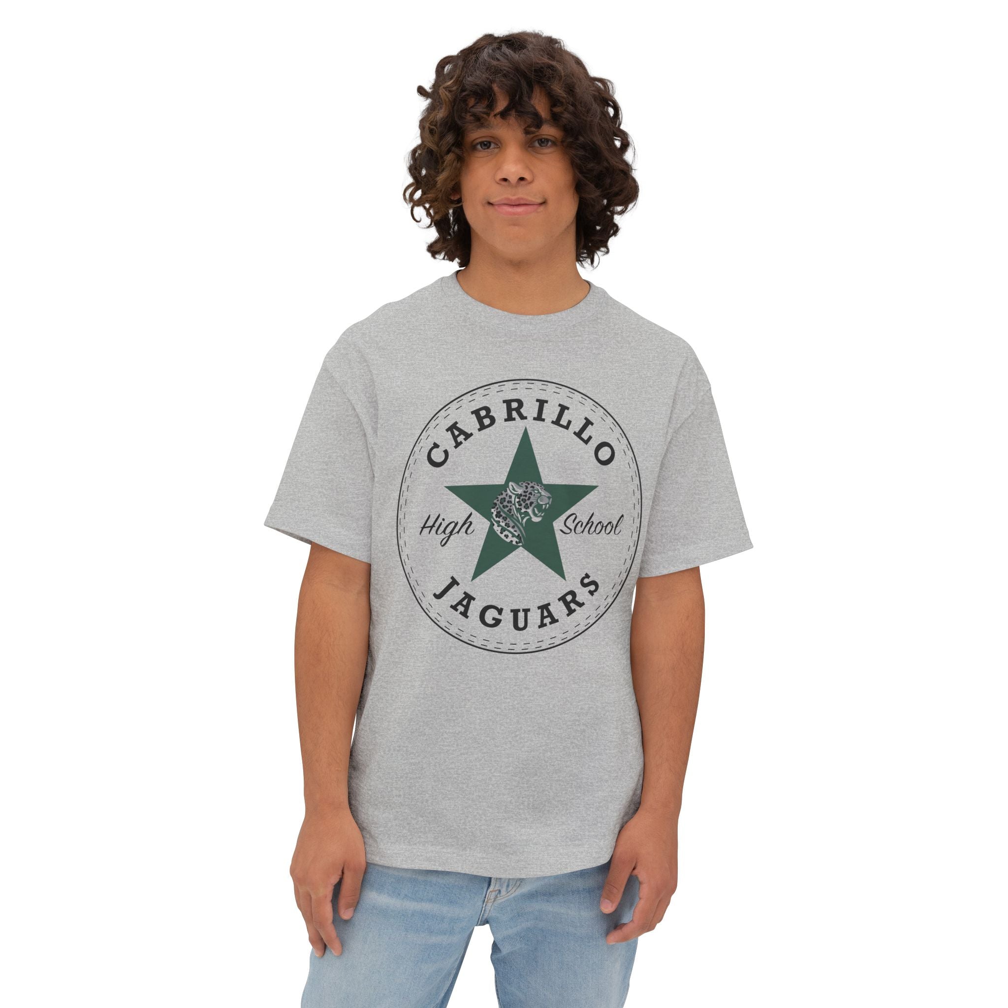 Long Beach Cabrillo Star Premium Boxy Oversized T‑Shirt