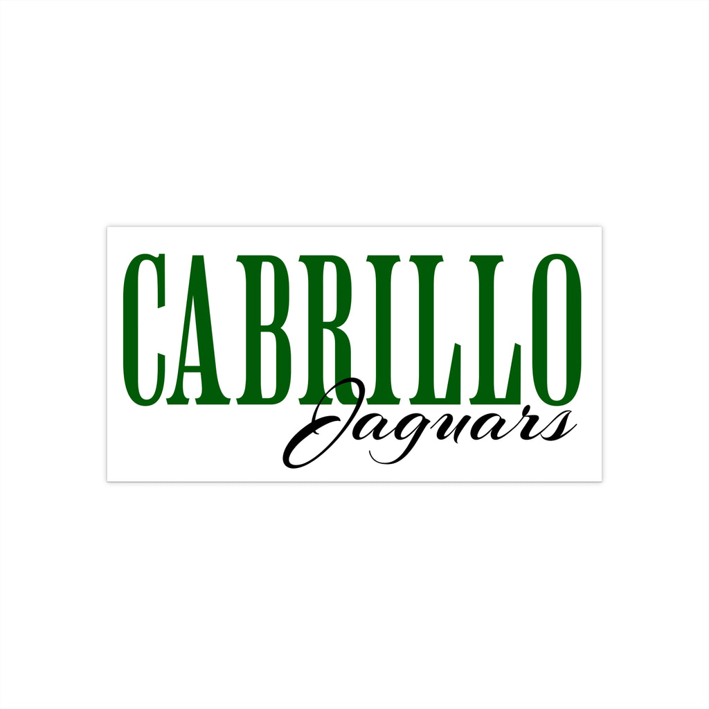 Cabrillo Jaguars Bumper Sticker